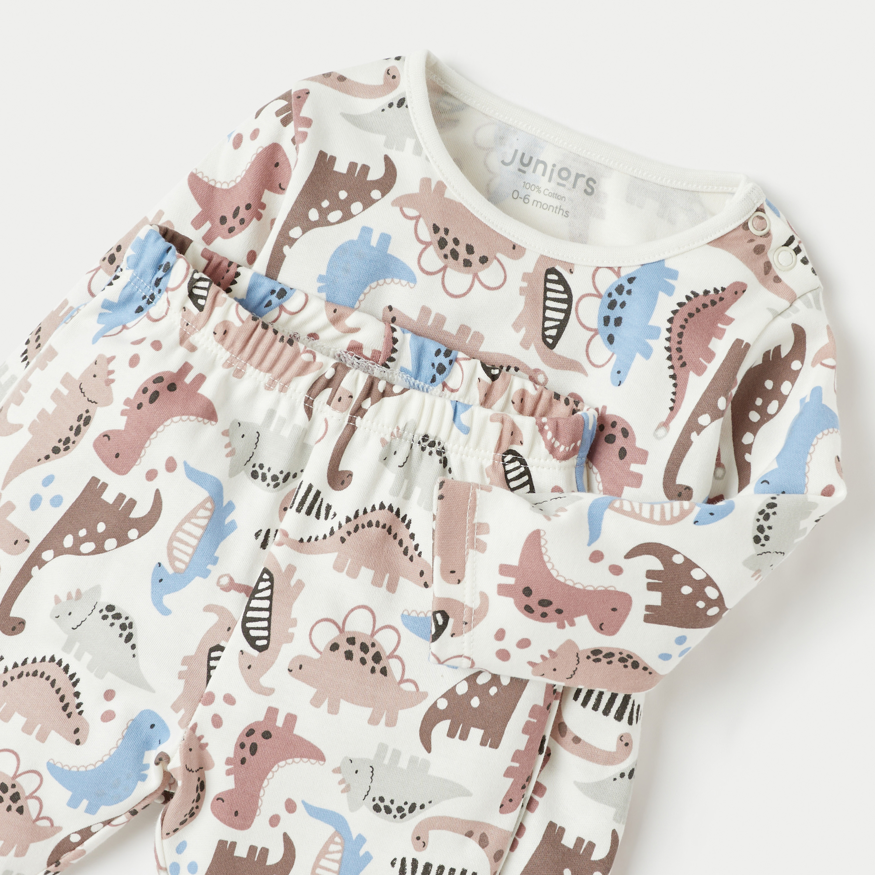 طقم بنطلون بيجاما وتيشيرت بطبعات من جونيورز-baby-boys-clothing-nightwear-pyjamasets-image-4