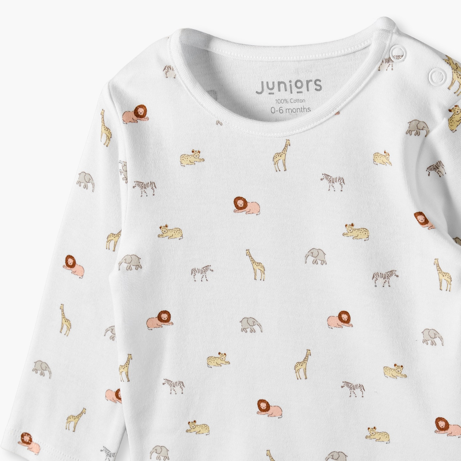 Juniors Cotton Crew Neck Long Sleeves Pyjama Set with Safari Print-baby-boys-clothing-nightwear-pyjamasets-image-6