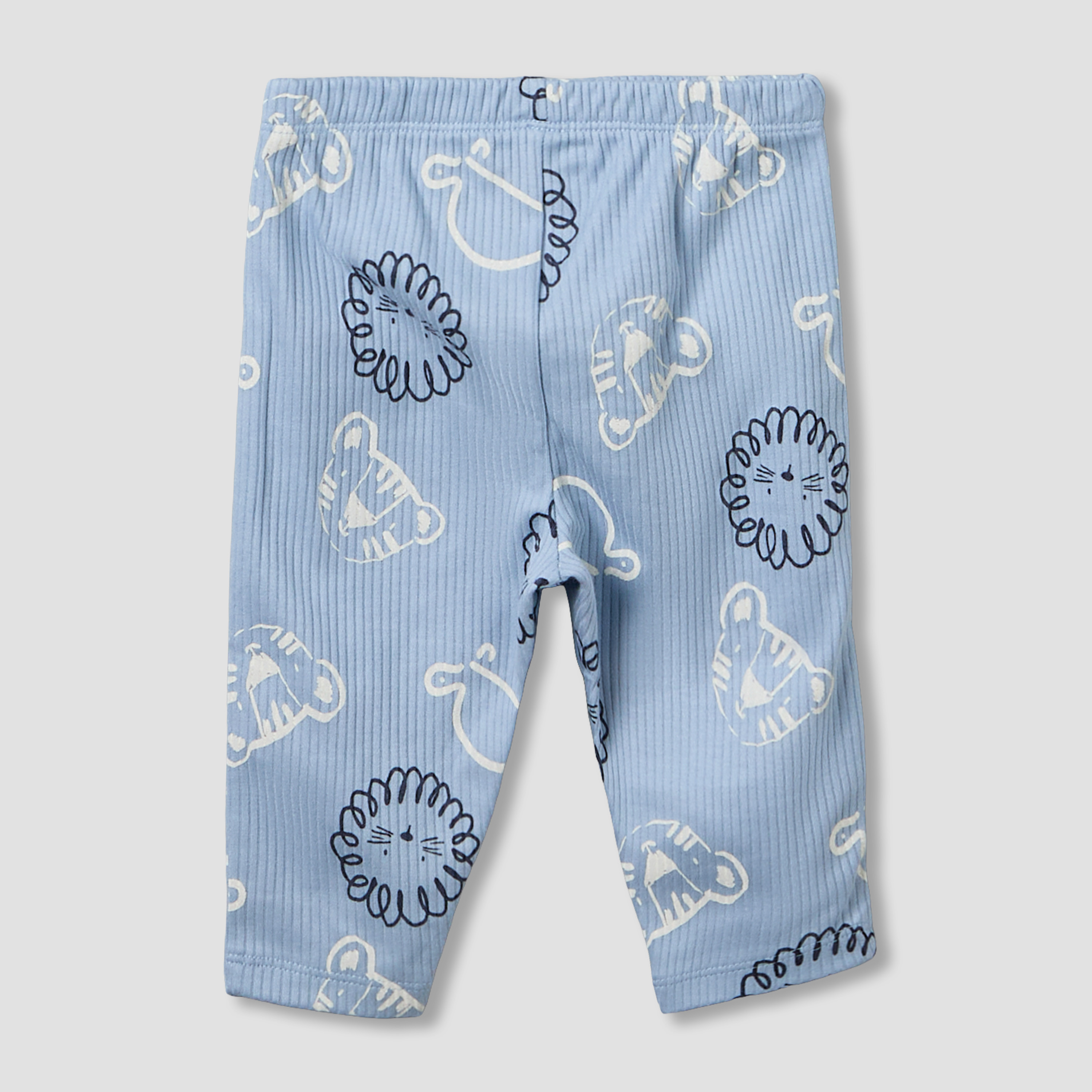 Juniors Cotton Round Neck Long Sleeve Pyjama Set with Elephant Print-promo_babyshop_Buy3for79_QAT130126-image-6