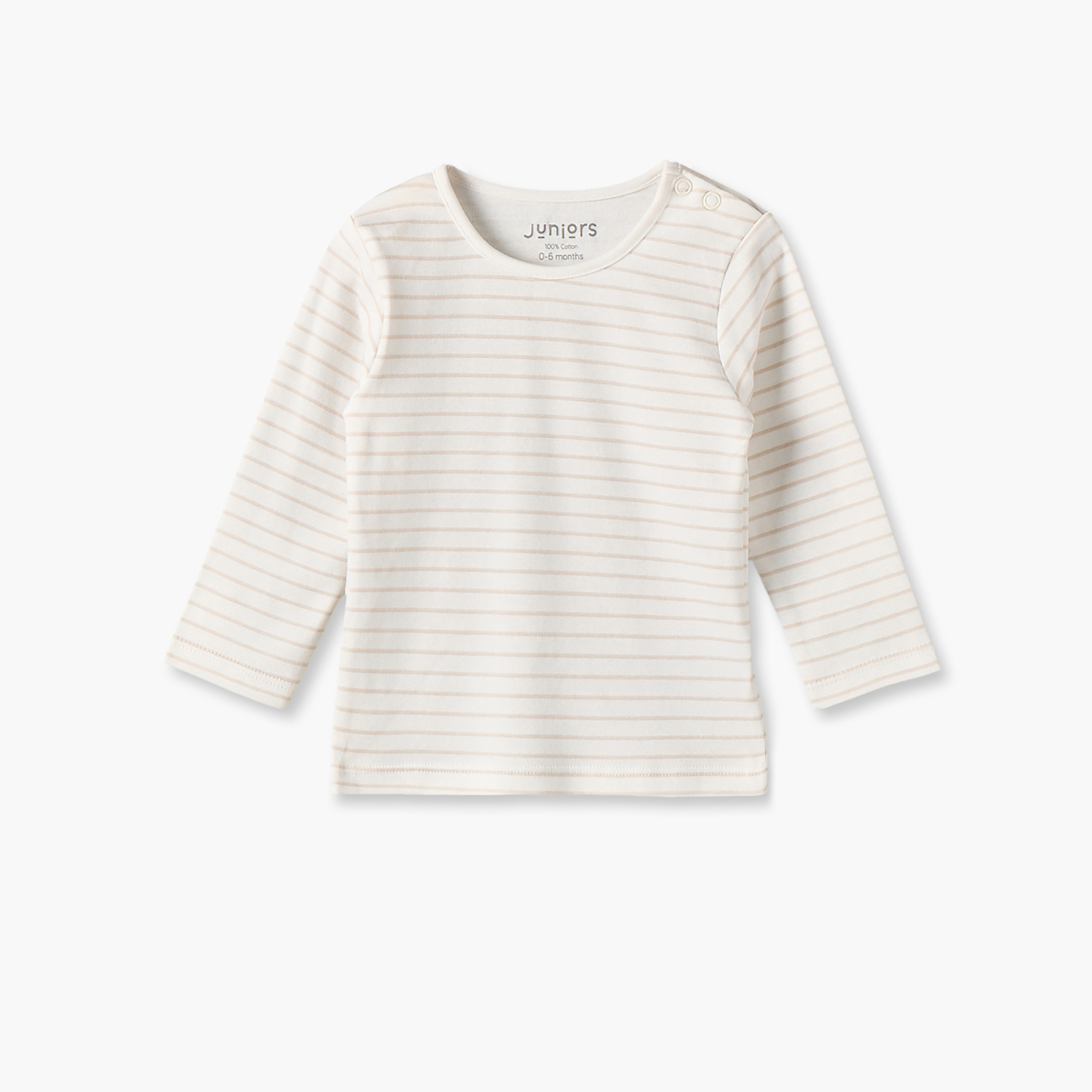 Juniors Cotton Crew Neck Long Sleeves Pyjama Set with Stripes-baby-boys-clothing-nightwear-pyjamasets-image-2