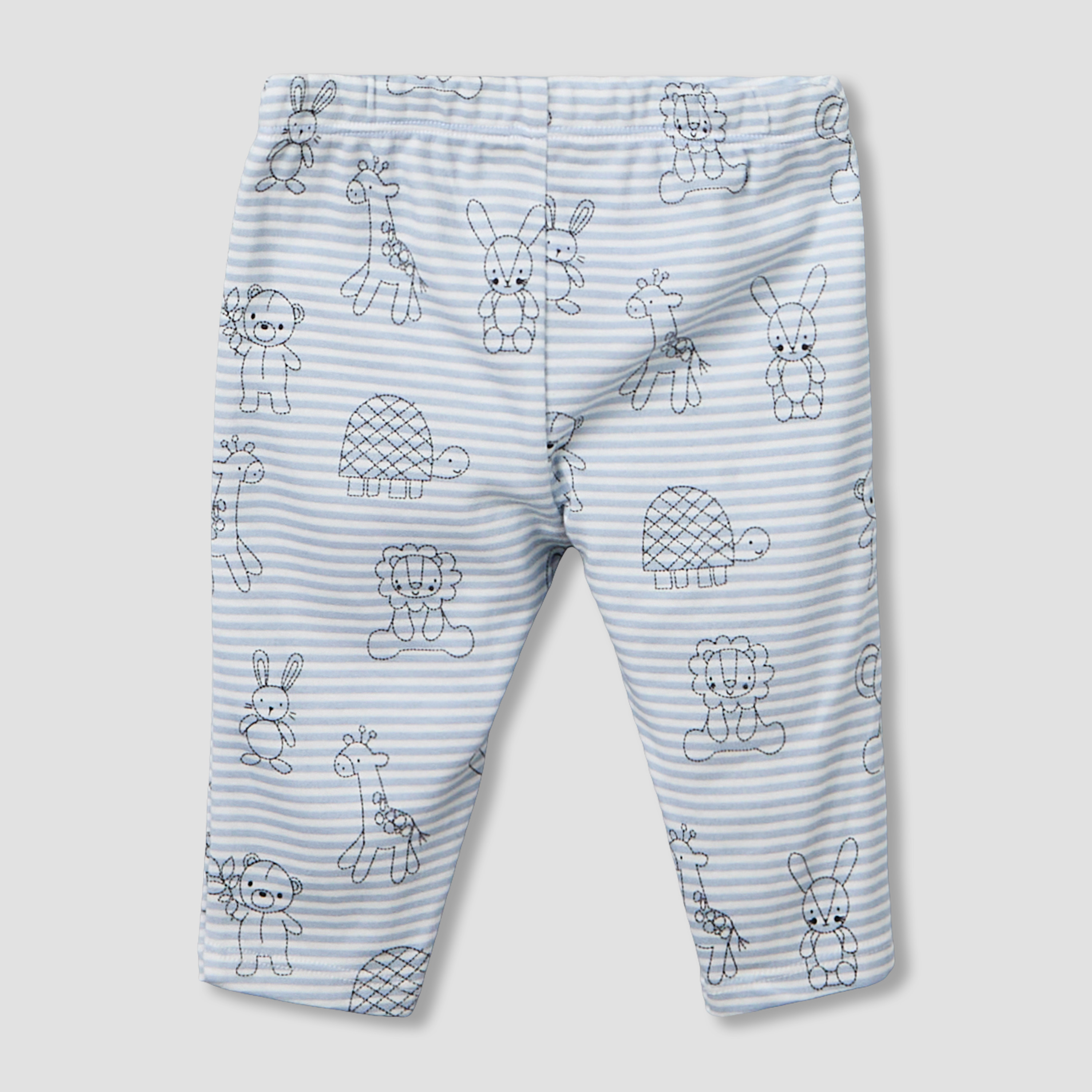 Juniors Cotton Round Neck Long Sleeve Pyjama Set with Elephant Print-baby-boys-clothing-nightwear-pyjamasets-image-6