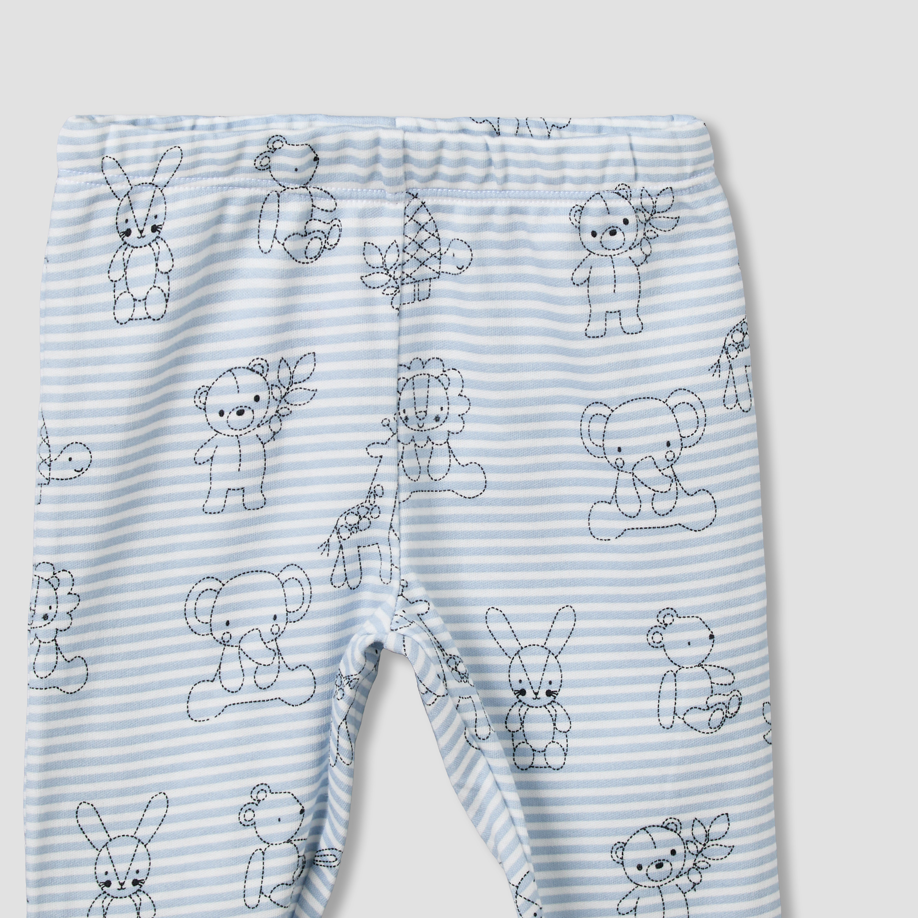 Juniors Cotton Round Neck Long Sleeve Pyjama Set with Elephant Print-baby-boys-clothing-nightwear-pyjamasets-image-8