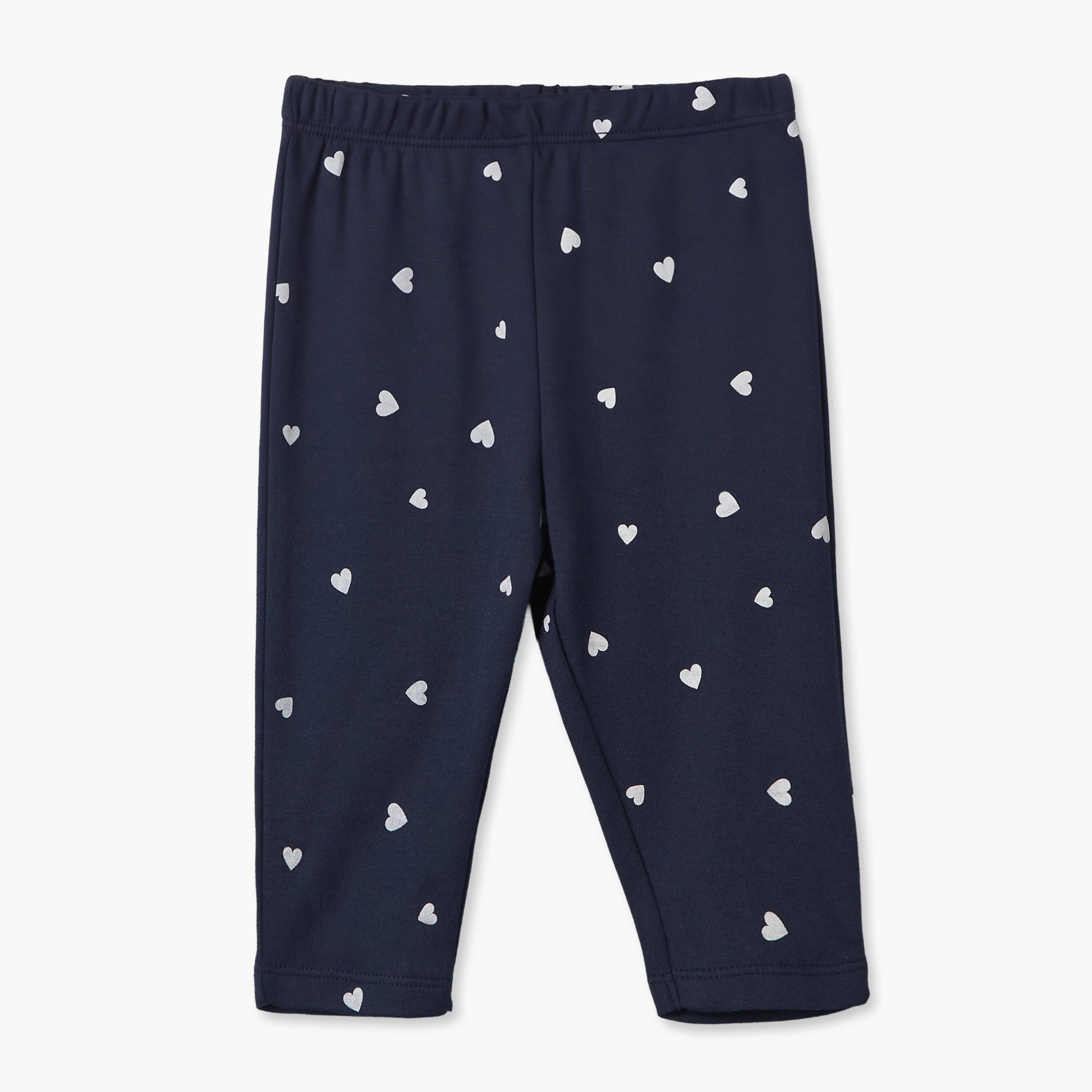 Juniors Cotton Crew Neck Long Sleeves Pyjama Set with Heart Print-baby-girls-clothing-nightwear-pyjamasets-image-5