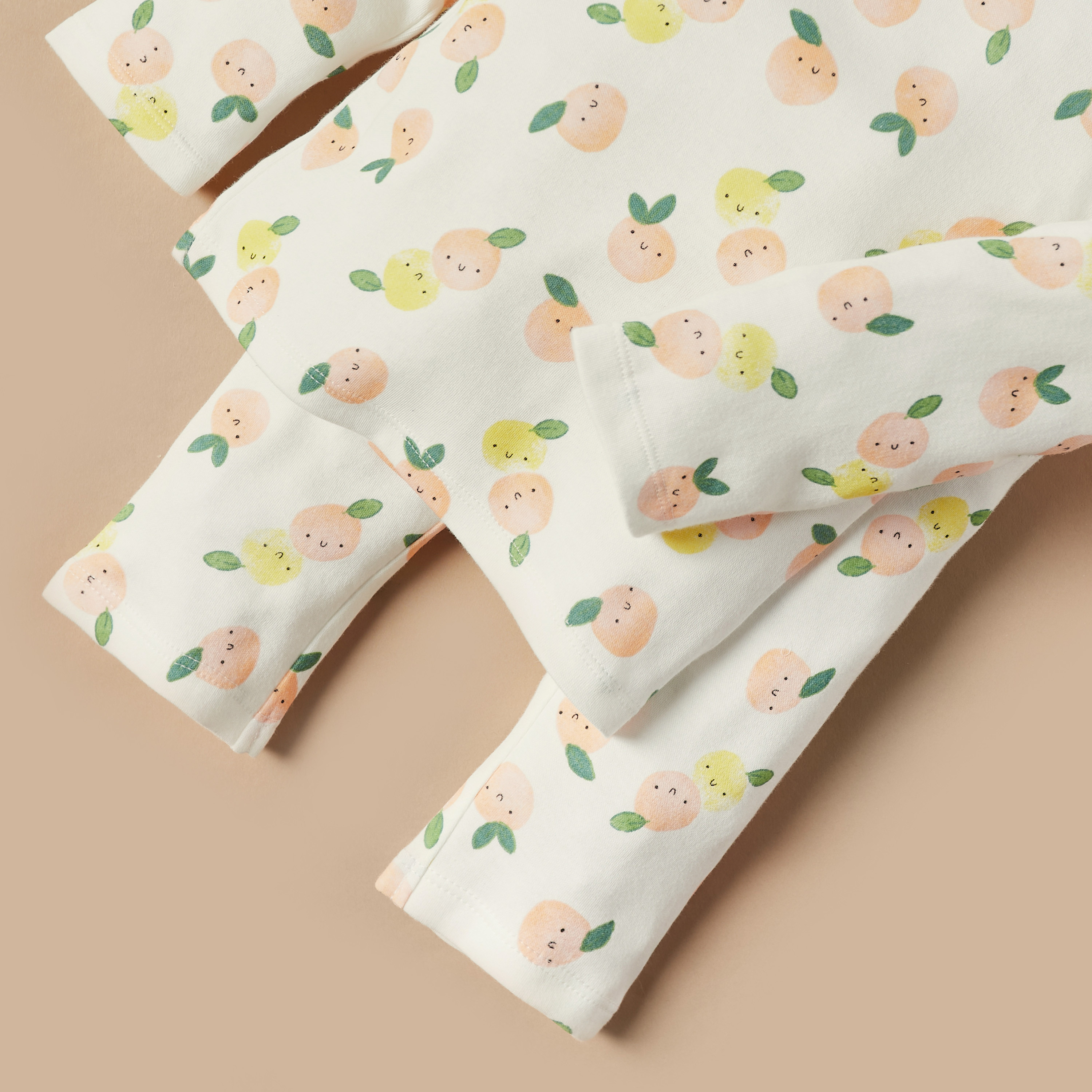 Juniors All-Over Fruits Print Long Sleeves T-shirt and Pyjama Set-baby-girls-clothing-nightwear-pyjamasets-image-3