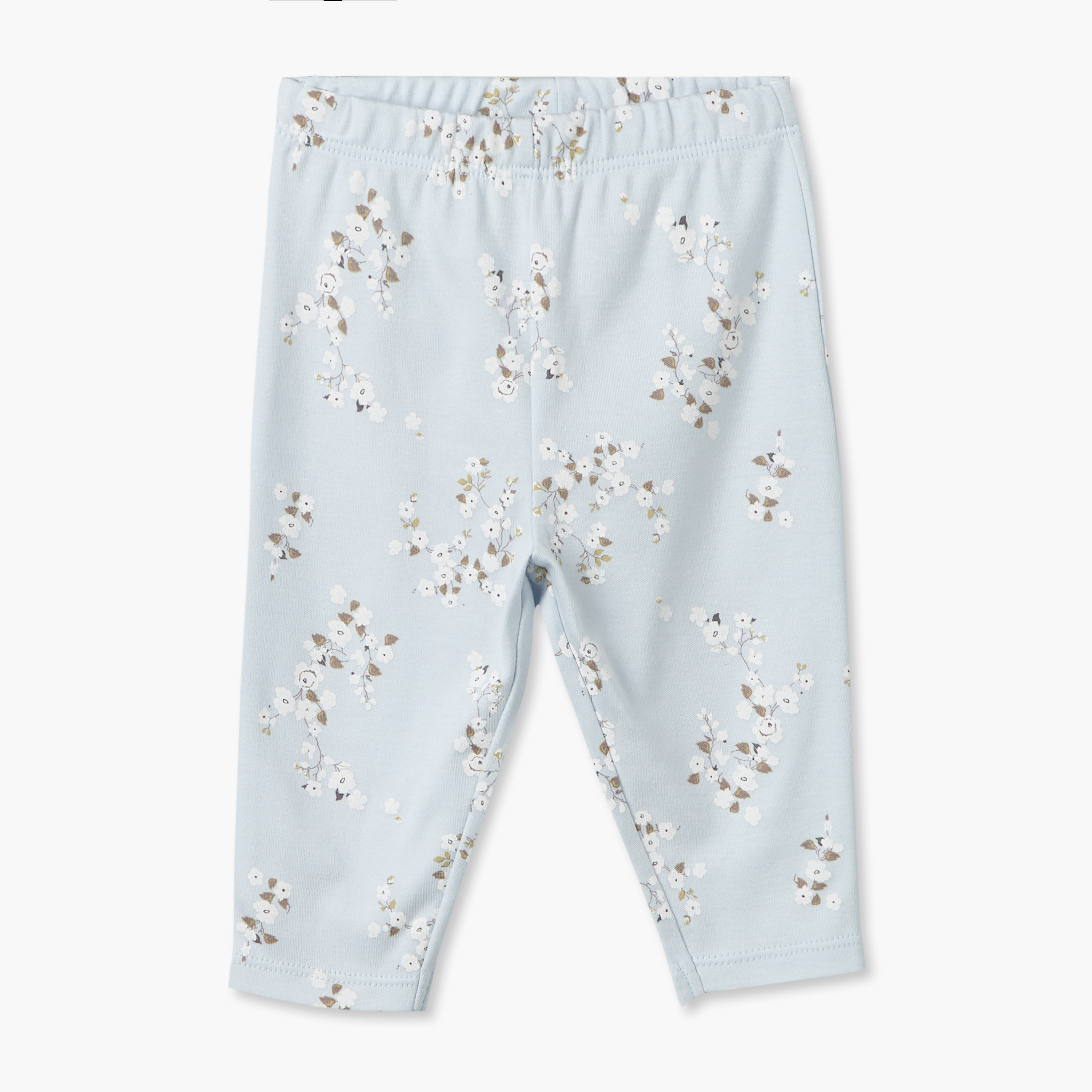 طقم بيجاما قطن بياقة ضيقة وأكمام طويلة وطبعات زهرية من جونيورز-baby-girls-clothing-nightwear-pyjamasets-image-3
