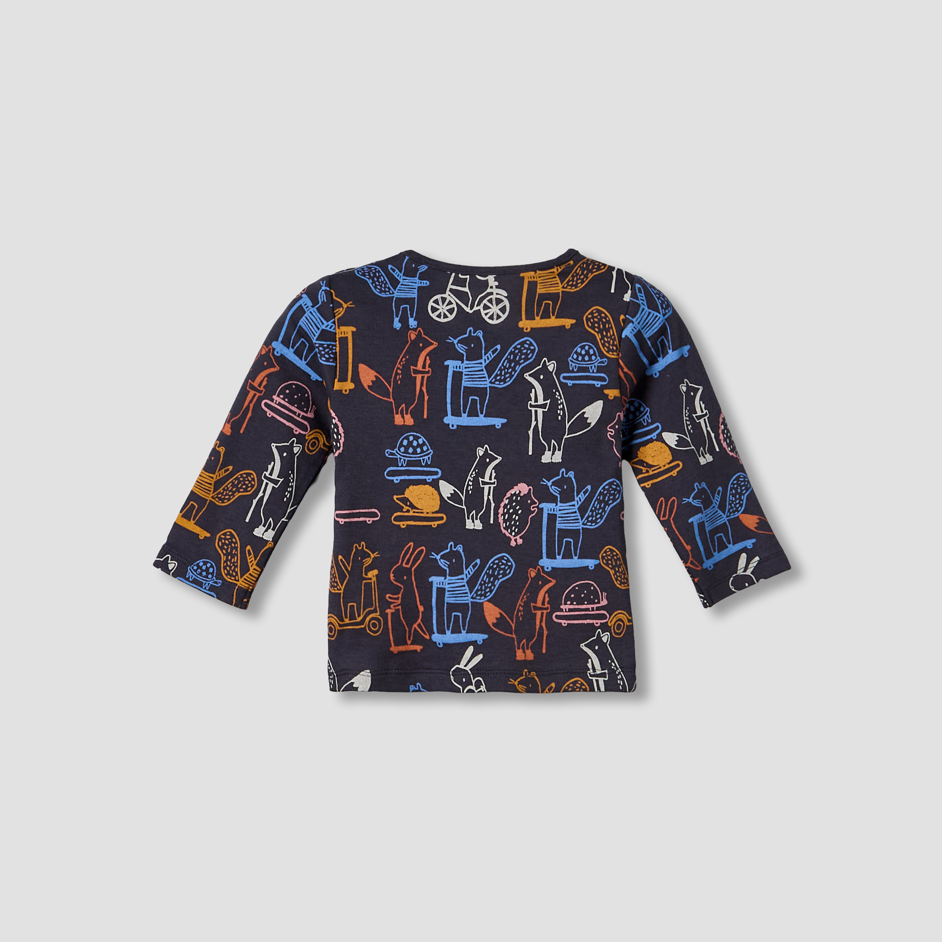 طقم بيجاما أولاد بطبعات دب - قطن - بأكمام طويلة وياقة ضيقة من جونيورز-baby-boys-clothing-nightwear-pyjamasets-image-5