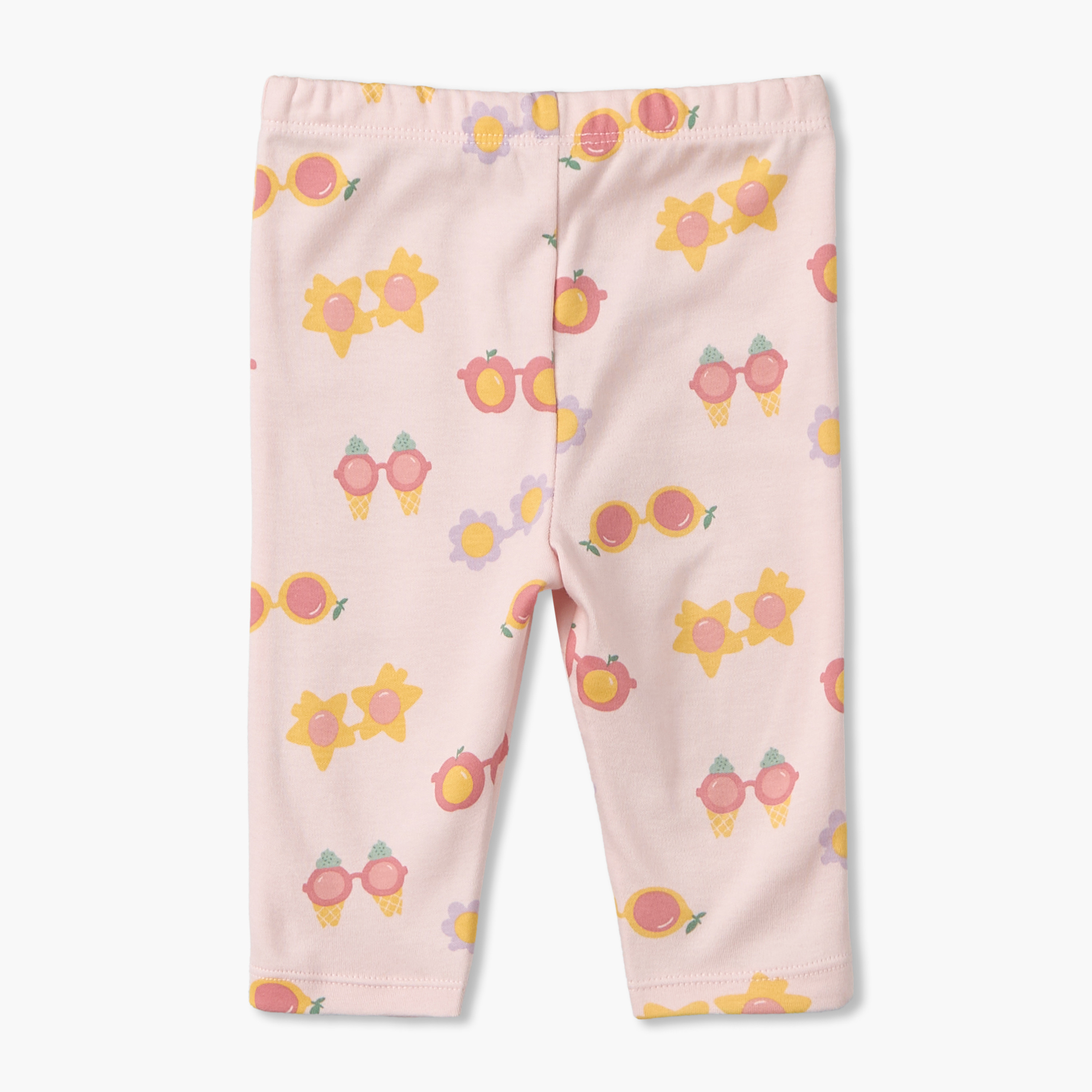 طقم بيجاما قطن بياقة ضيقة وأكمام طويلة وطبعات جرافيك من جونيورز-baby-girls-clothing-nightwear-pyjamasets-image-5