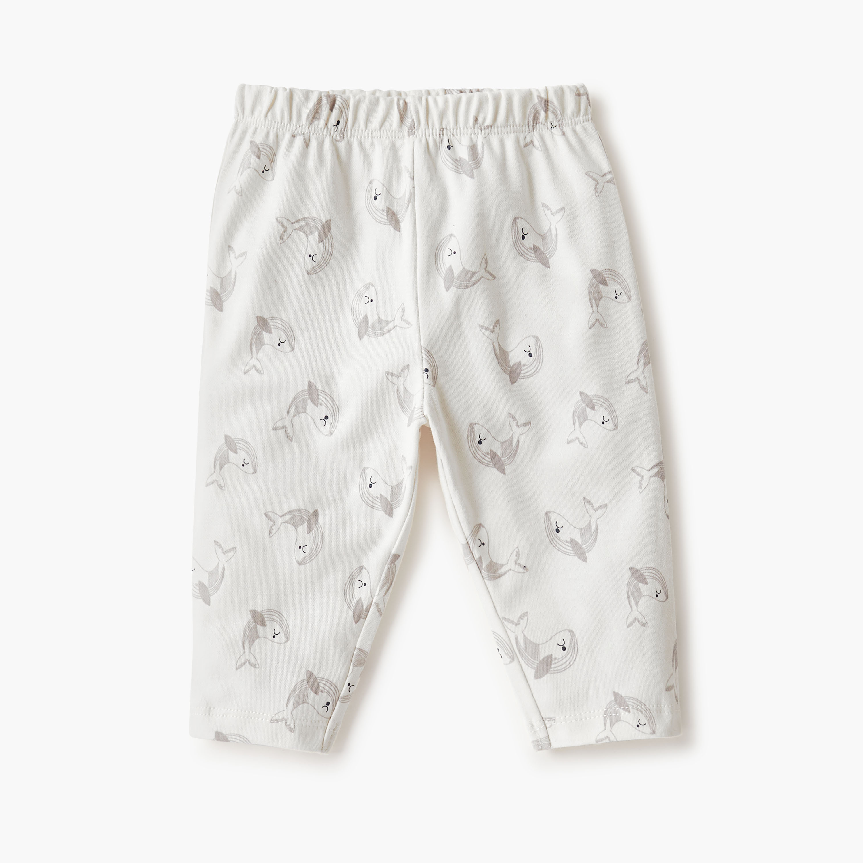 Juniors Dolphin Print T-shirt and Pyjama Set-baby-boys-clothing-nightwear-pyjamasets-image-4