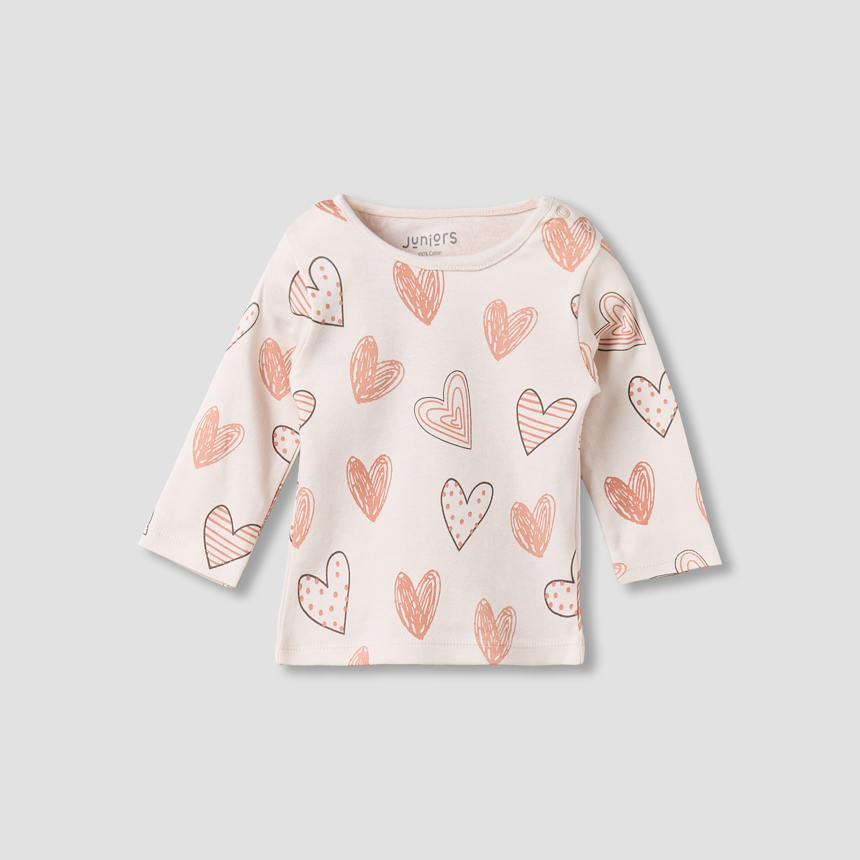 Juniors Cotton Round Neck Long Sleeve Pyjama Set with Elephant Print-promo_babyshop_Buy3for79_QAT130126-image-3