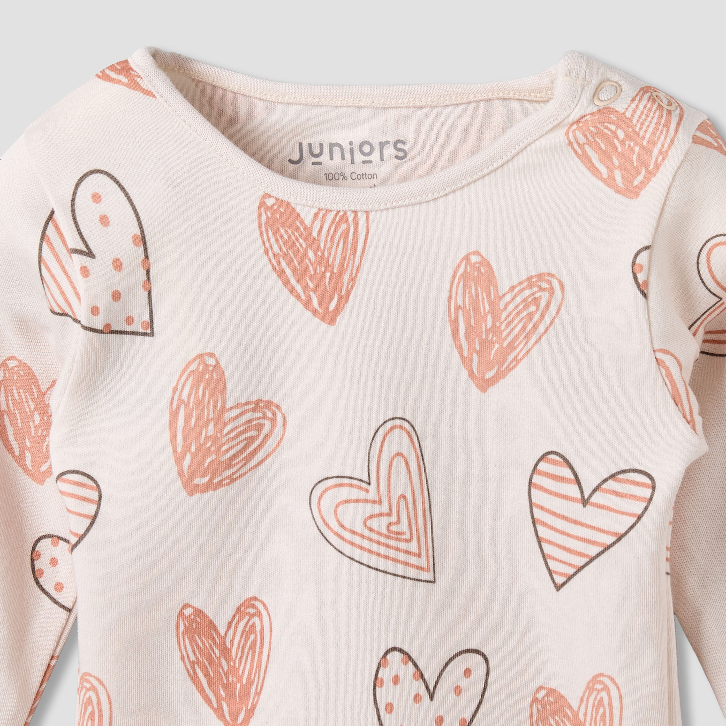 Juniors Cotton Round Neck Long Sleeve Pyjama Set with Elephant Print-promo_babyshop_Buy3for79_QAT130126-image-7
