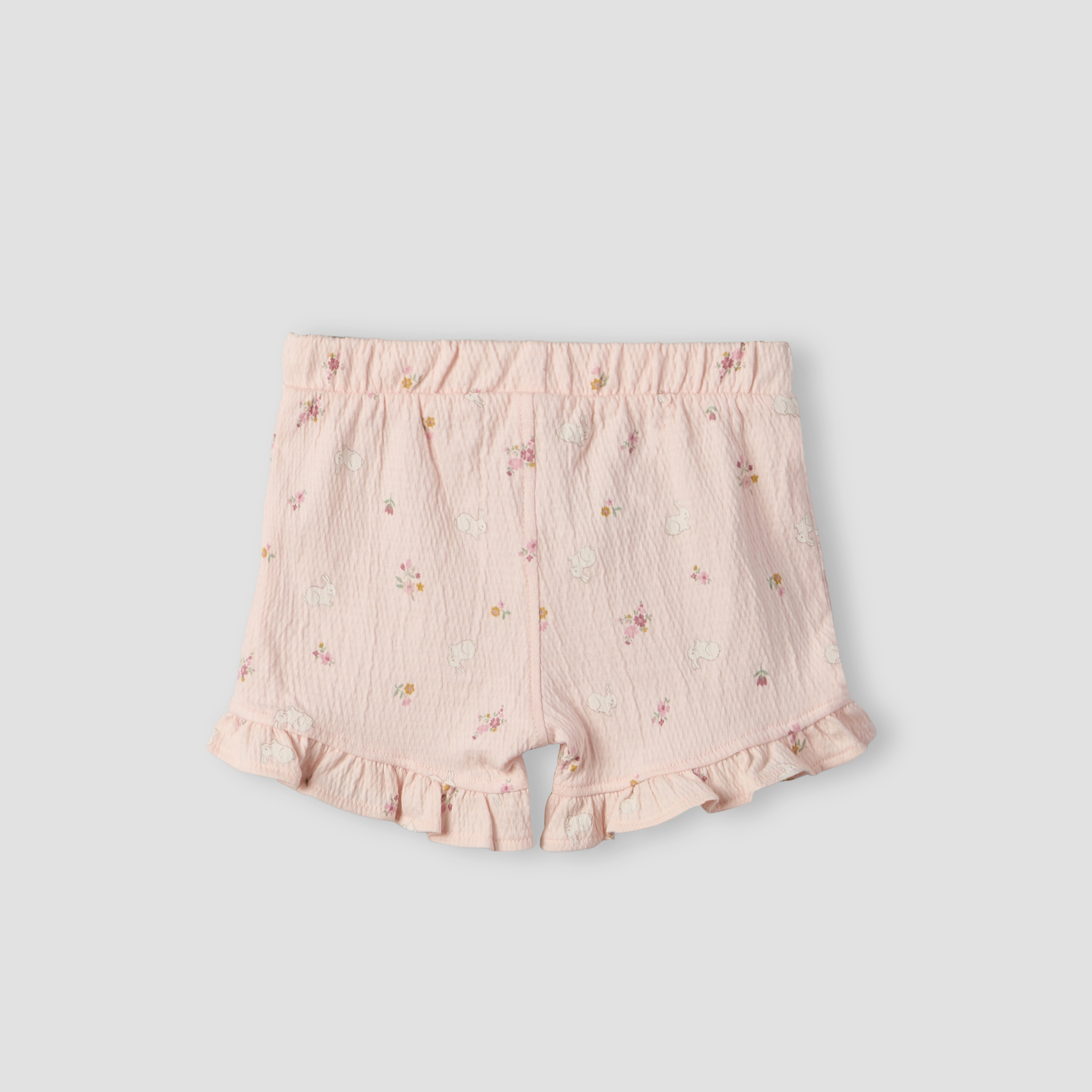 Juniors Crew Neck Short Sleeves Top and Shorts Set with Floral Print-baby-girls-clothing-setsandcoords-image-5