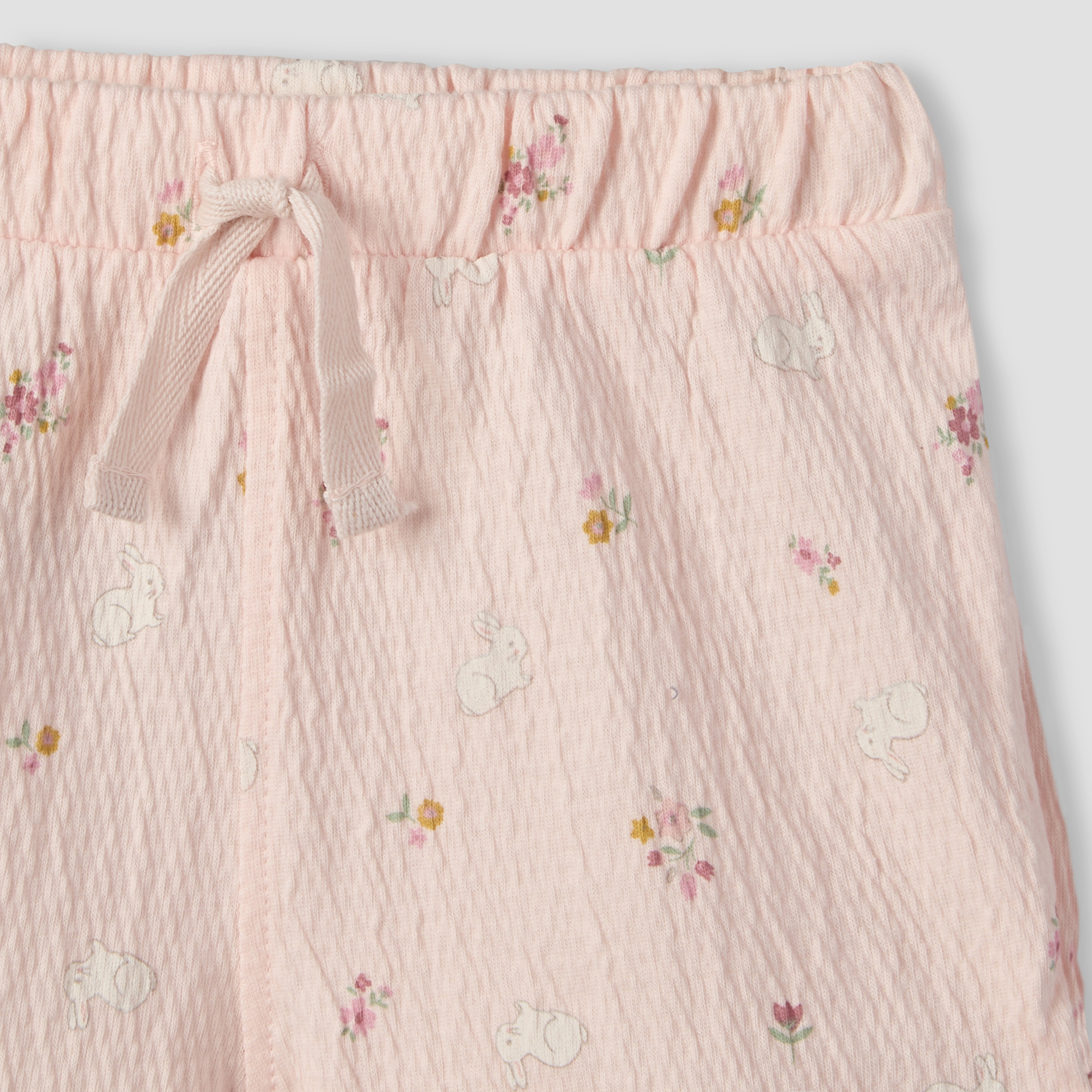 Juniors Crew Neck Short Sleeves Top and Shorts Set with Floral Print-baby-girls-clothing-setsandcoords-image-9