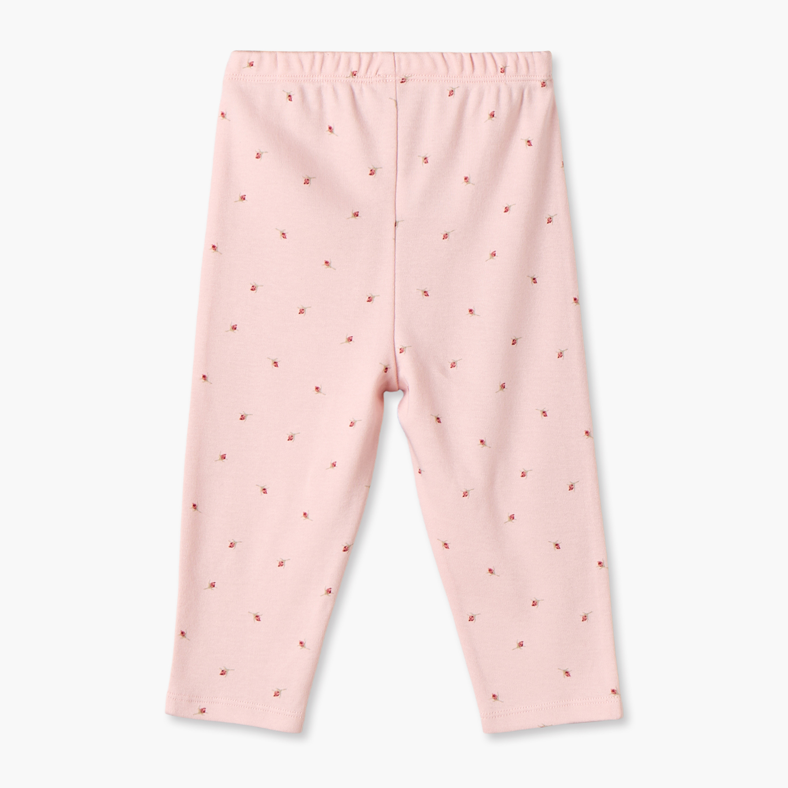 طقم بيجاما قطن بطبعات أزهار وياقة ضيقة وأكمام طويلة من جونيورز-baby-girls-clothing-nightwear-pyjamasets-image-5