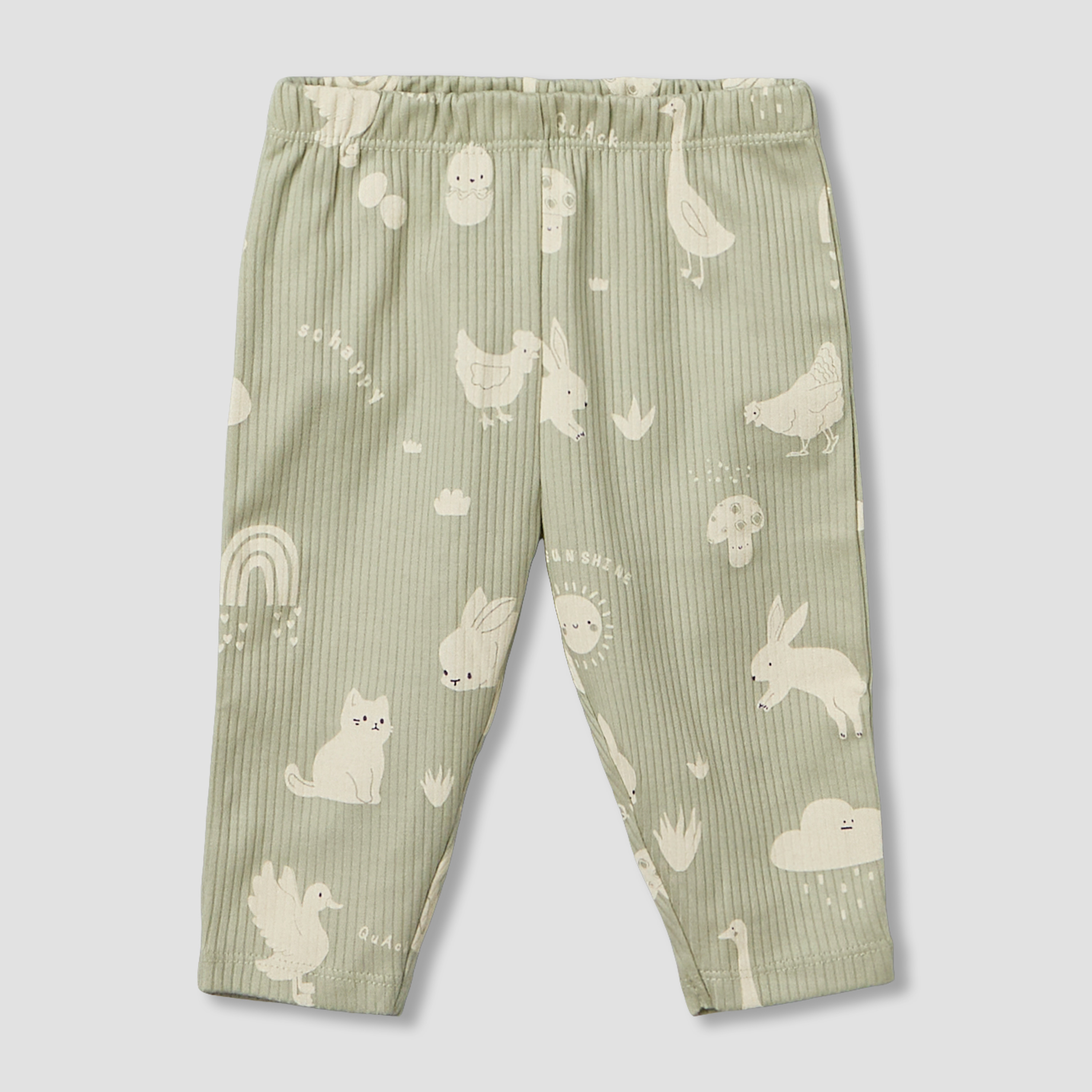 Juniors Cotton Crew Neck Long Sleeves Pyjama Set with Animal Print-baby-girls-clothing-nightwear-pyjamasets-image-3