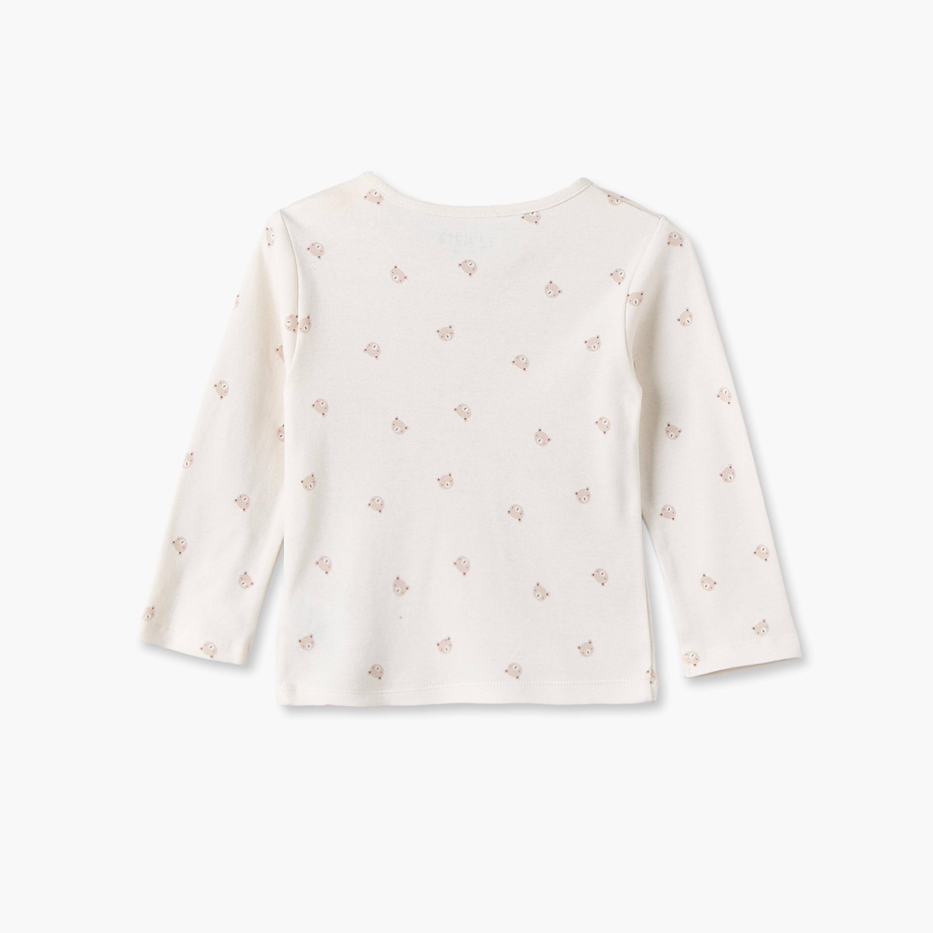Juniors Cotton Crew Neck Long Sleeves Pyjama Set with Bear Print-baby-boys-clothing-nightwear-pyjamasets-image-5