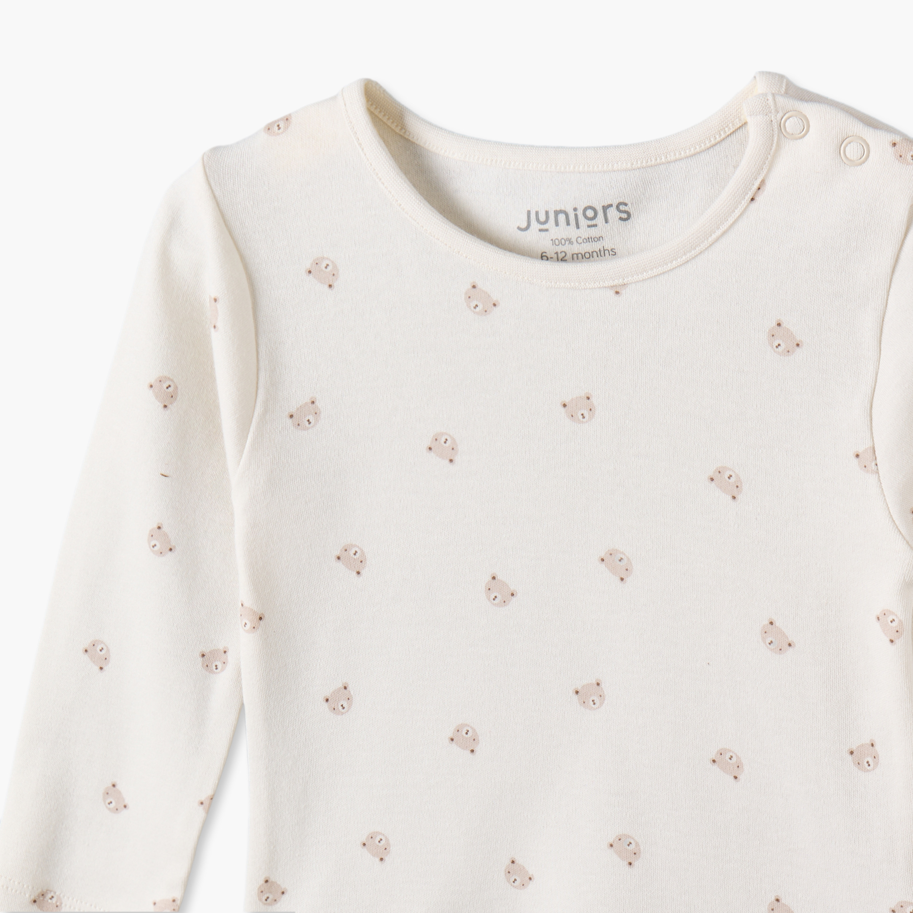 Juniors Cotton Crew Neck Long Sleeves Pyjama Set with Bear Print-baby-boys-clothing-nightwear-pyjamasets-image-7