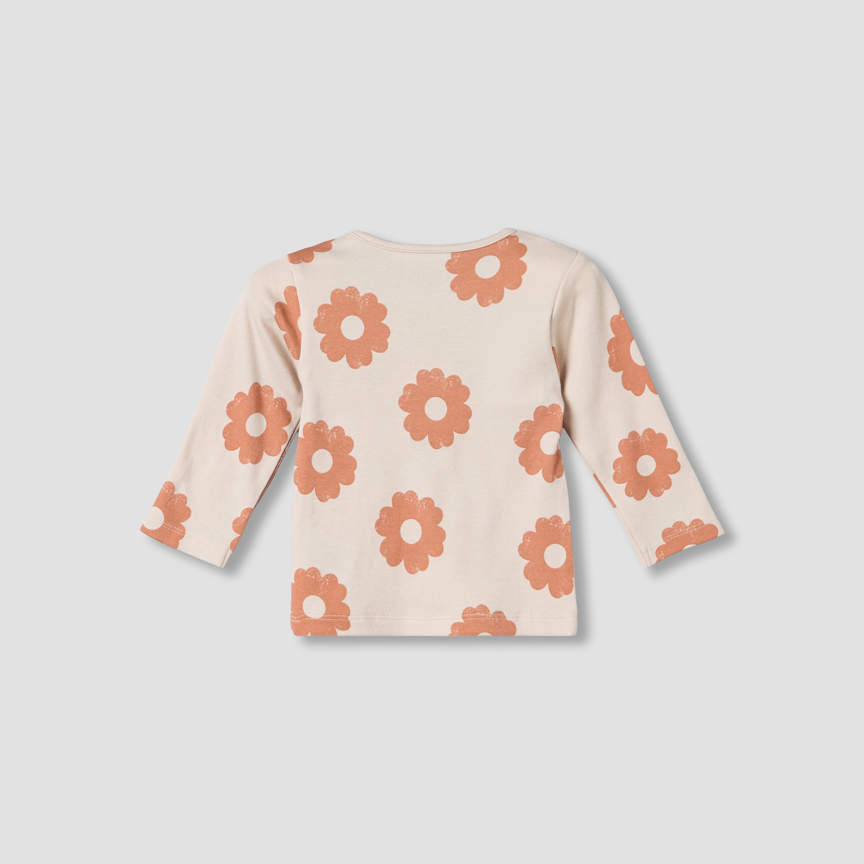 طقم بيجاما قطن بياقة ضيقة وأكمام طويلة بطبعات زهور من جونيورز-baby-girls-clothing-nightwear-pyjamasets-image-5