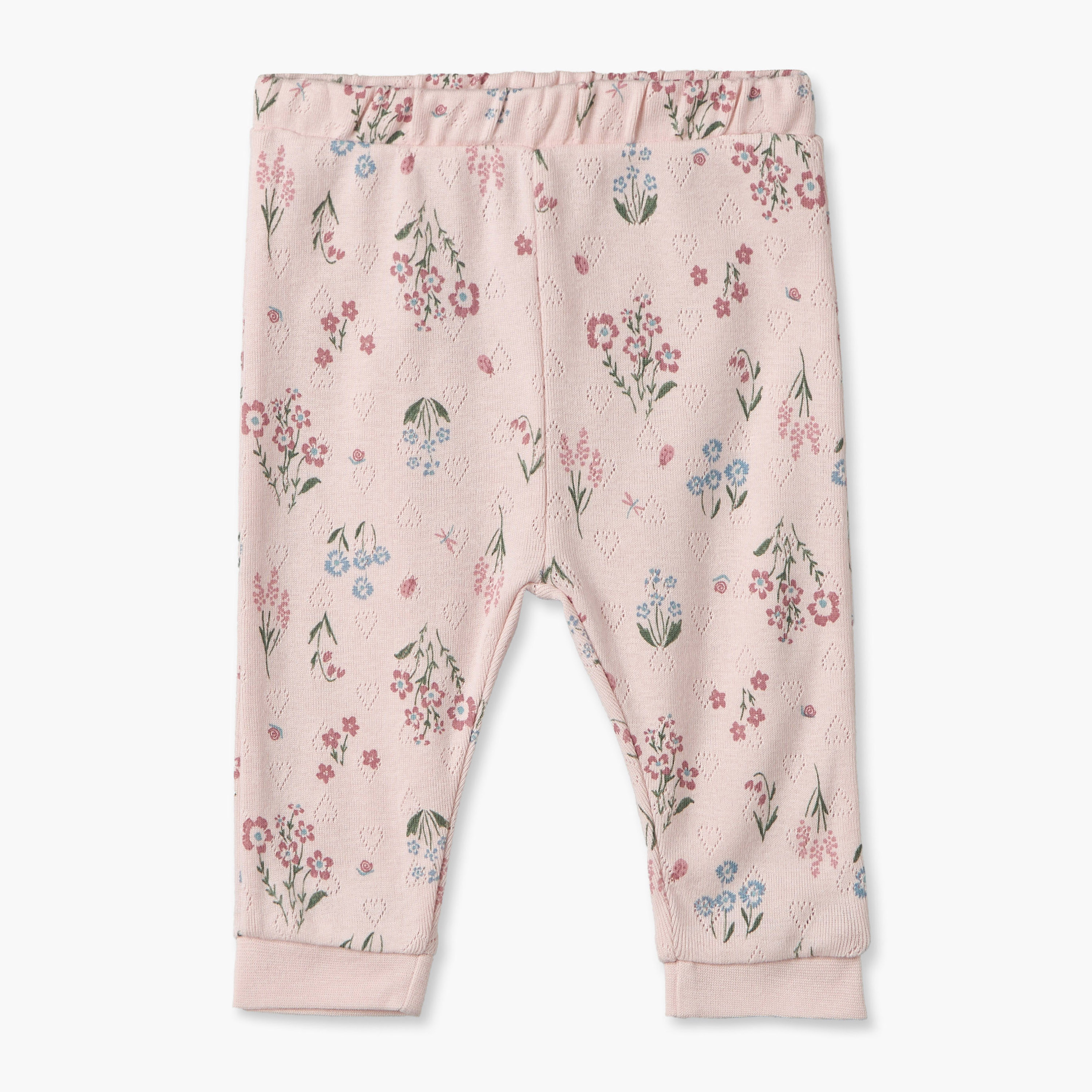 Juniors Cotton Crew Neck Long Sleeves Pyjama Set with Floral Print-baby-girls-clothing-nightwear-pyjamasets-image-3
