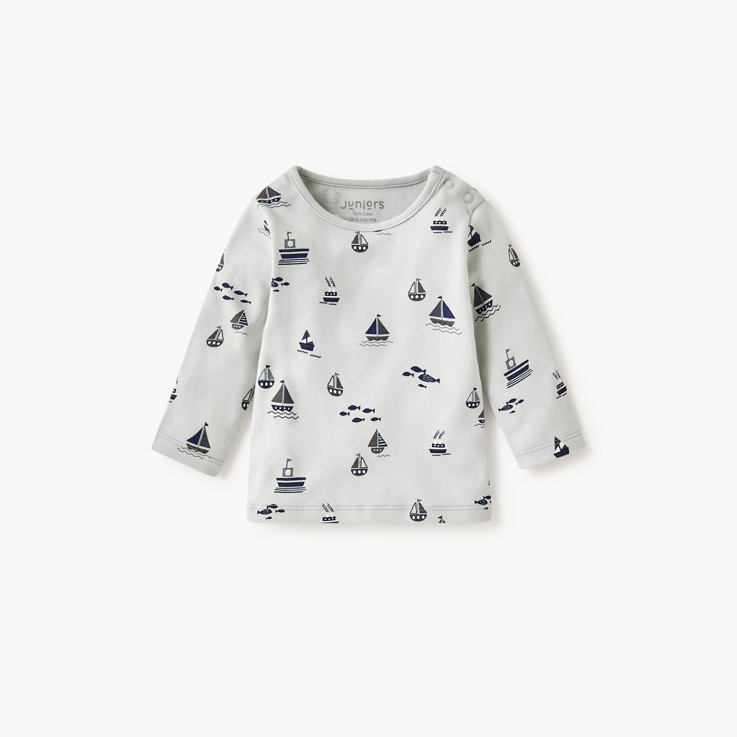 طقم بنطلون بيجاما وتيشيرت بطبعات من جونيورز-baby-boys-clothing-nightwear-pyjamasets-image-2