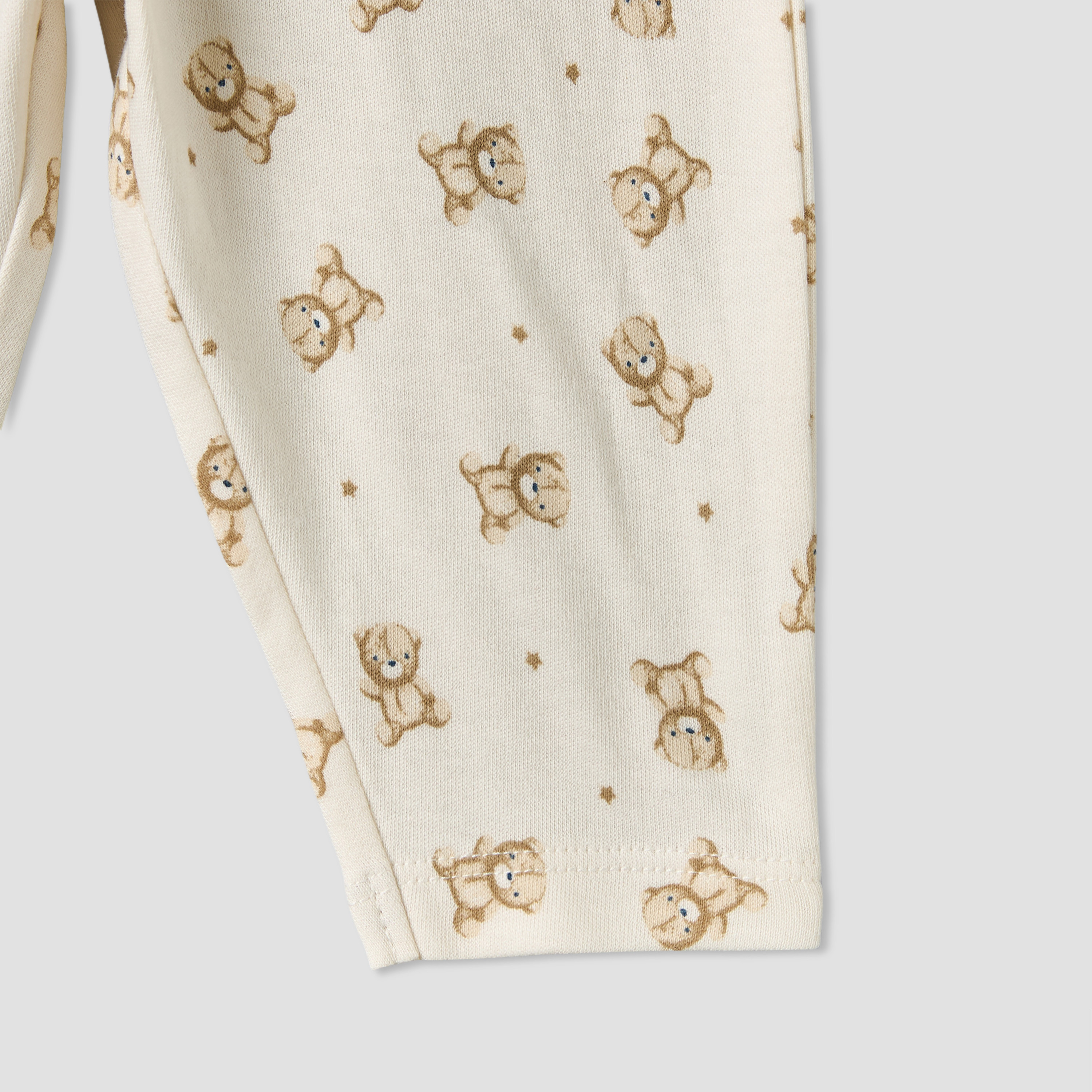 طقم بيجاما قطن بطبعات دب تيدي وأكمام طويلة وياقة مستديرة من جونيورز-baby-boys-clothing-nightwear-pyjamasets-image-10
