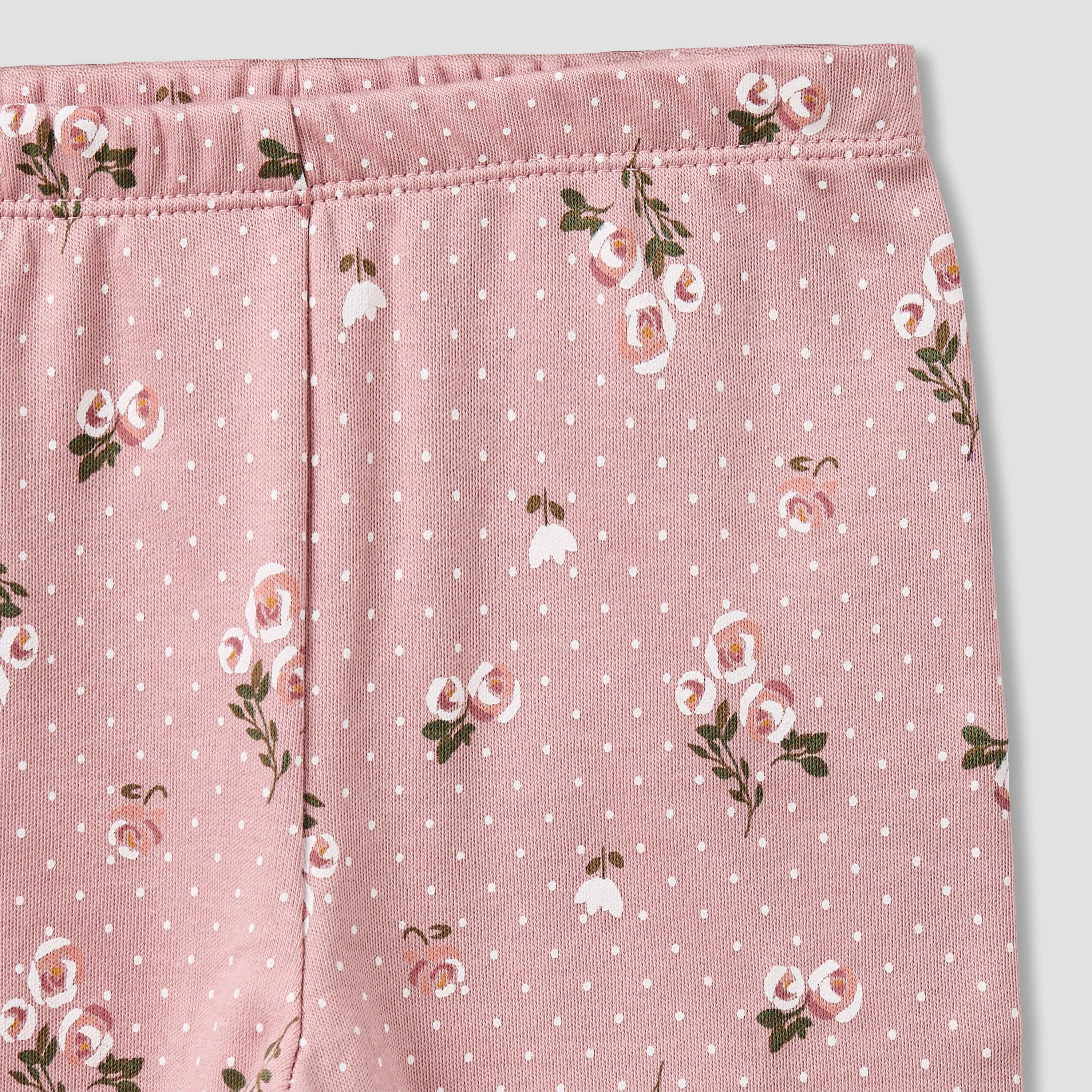 Juniors Cotton Round Neck Long Sleeves Pyjama Set with Floral Print-baby-girls-clothing-nightwear-pyjamasets-image-7