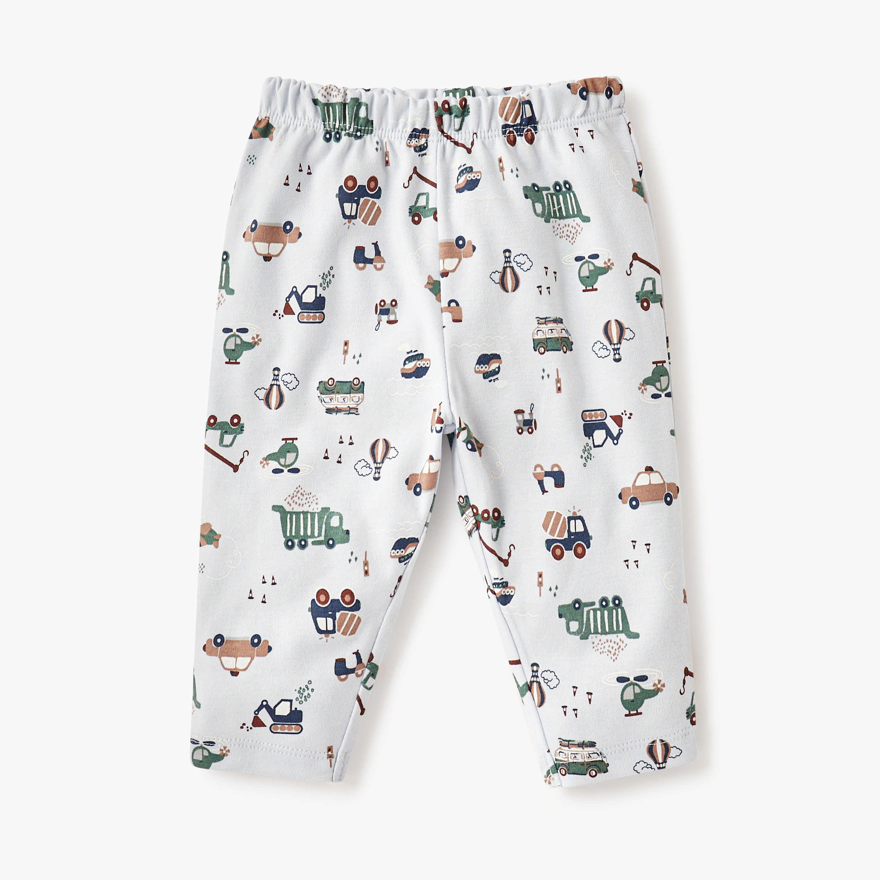 Juniors All-Over Vehicle Print T-shirt and Pyjama Set-baby-boys-clothing-nightwear-pyjamasets-image-3