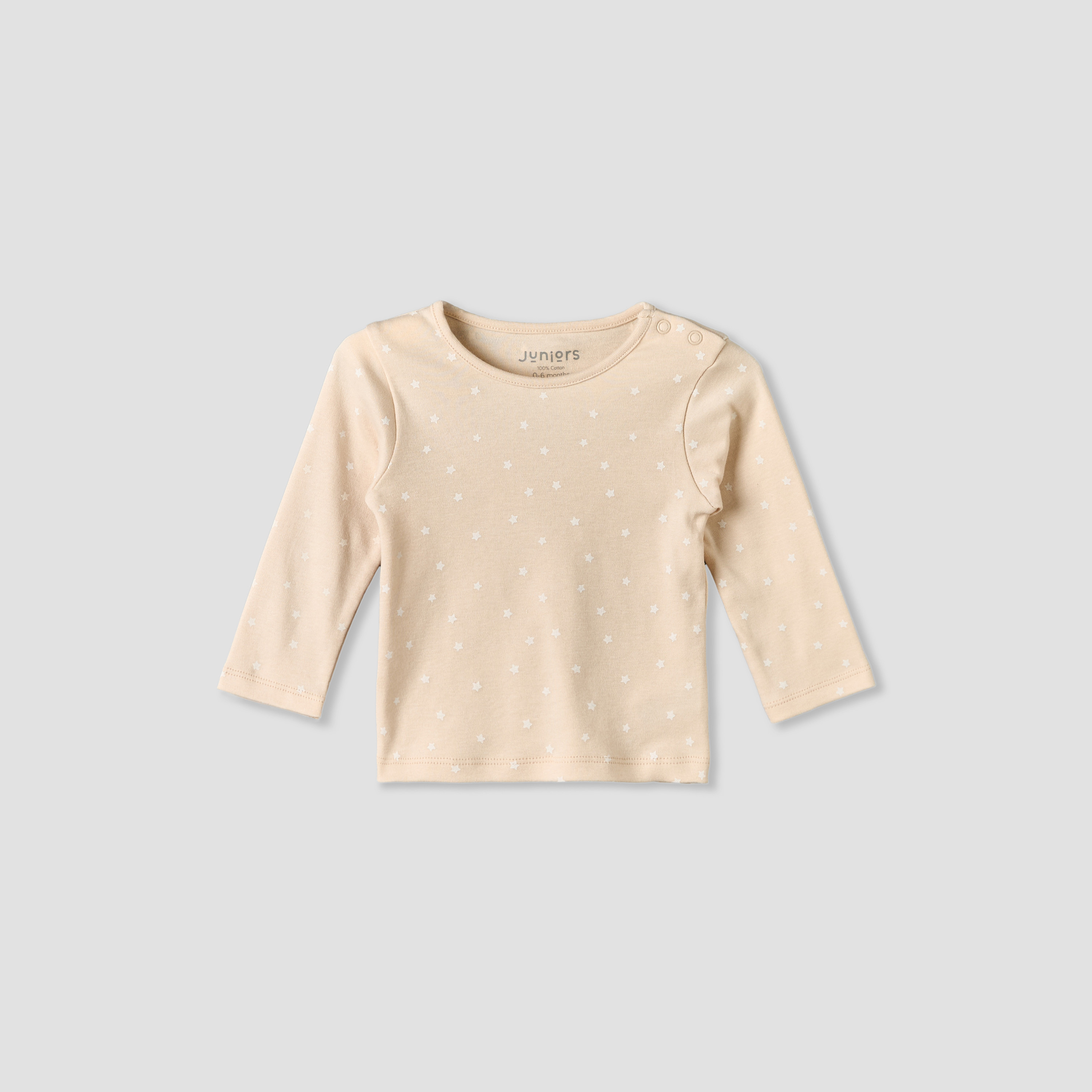طقم بيجاما قطن بأكمام طويلة ورقبة مستديرة وطبعات من جونيورز-baby-boys-clothing-nightwear-pyjamasets-image-3
