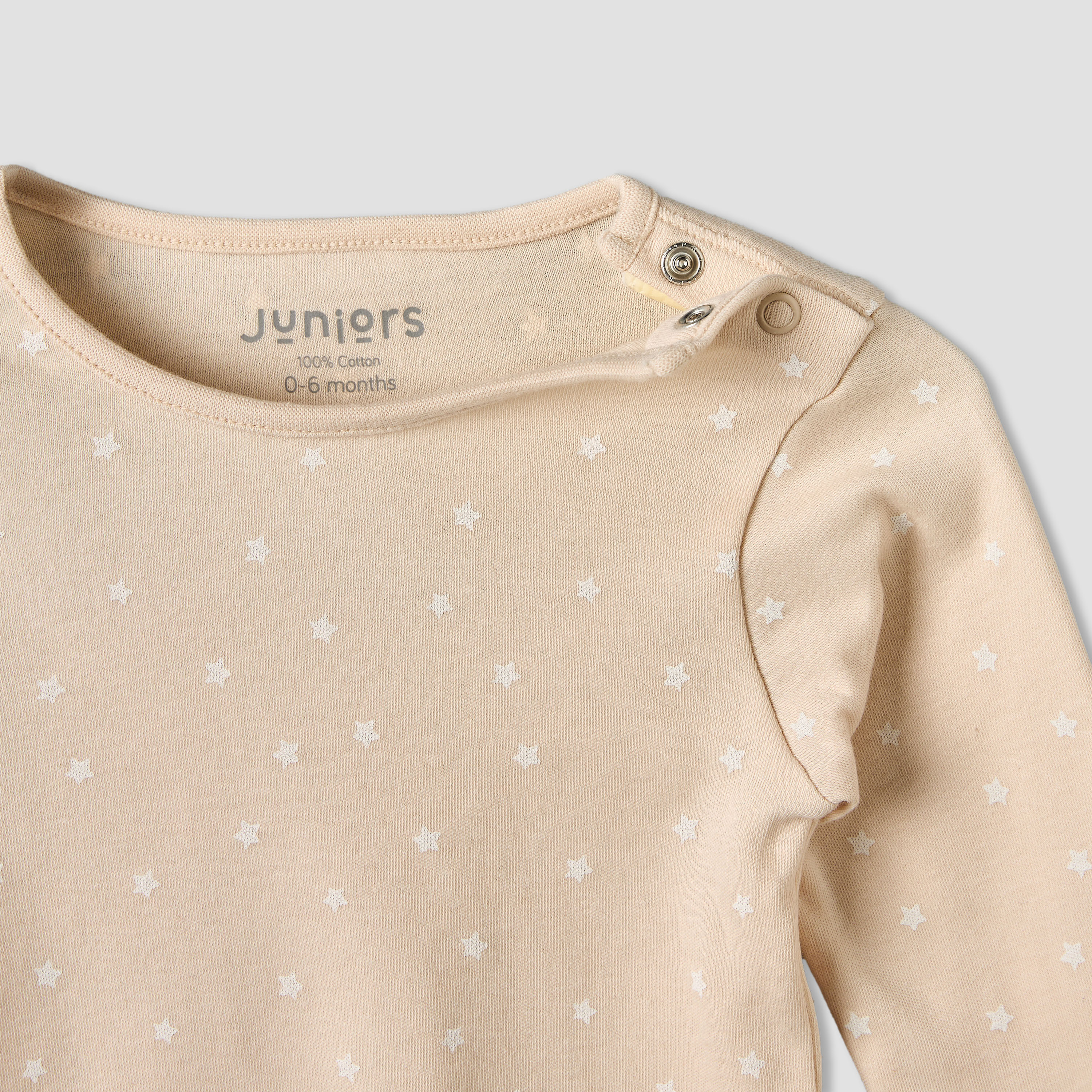 طقم بيجاما قطن بأكمام طويلة ورقبة مستديرة وطبعات من جونيورز-baby-boys-clothing-nightwear-pyjamasets-image-7