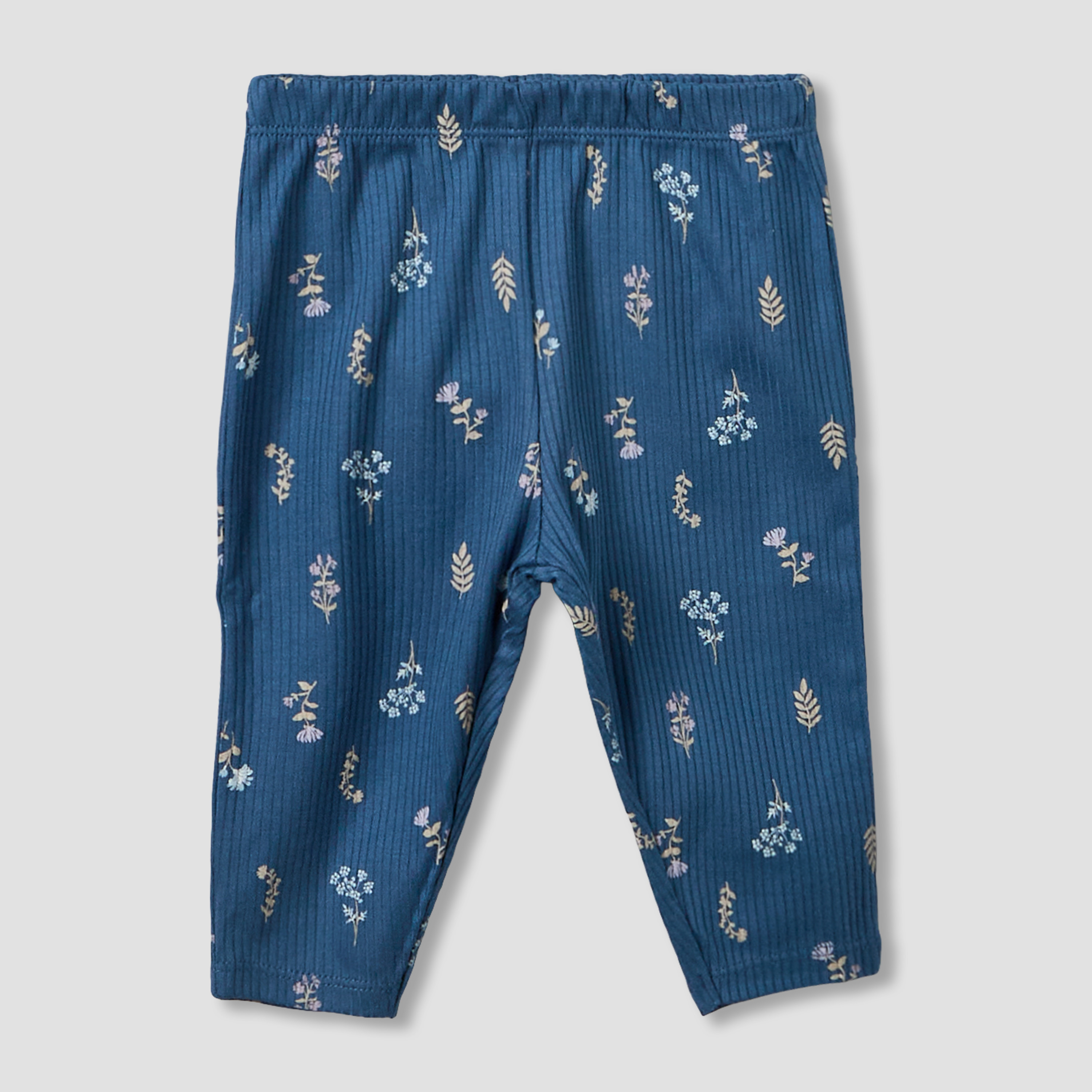 طقم بيجاما قطن بياقة مستديرة وأكمام طويلة وطبعات زهرية من جونيورز-baby-girls-clothing-nightwear-pyjamasets-image-4