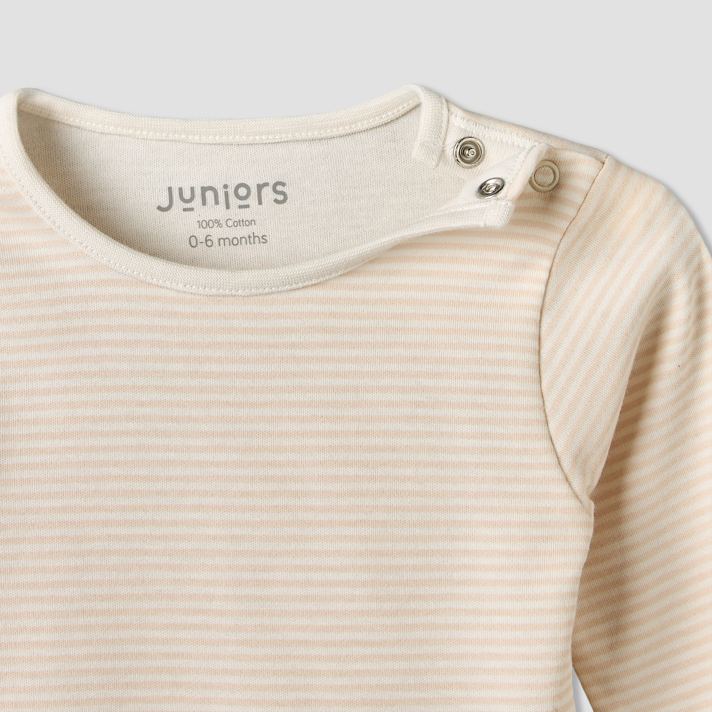 Juniors Cotton Round Neck Long Sleeves Pyjama Set with Stripes-baby-boys-clothing-nightwear-pyjamasets-image-7