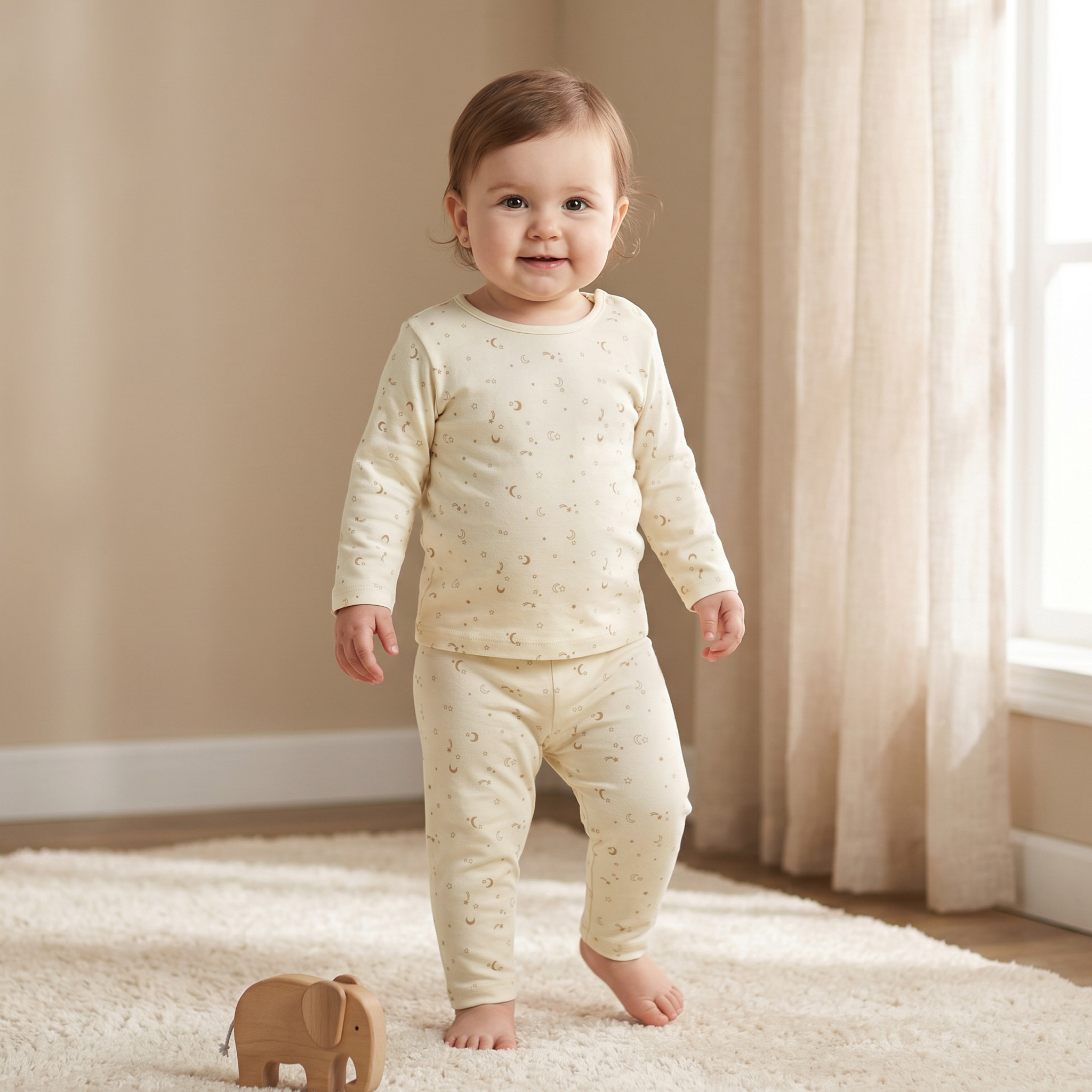 Juniors Cotton Round Neck Long Sleeves Pyjama Set with Celestial Print-baby-boys-clothing-nightwear-pyjamasets-image-1