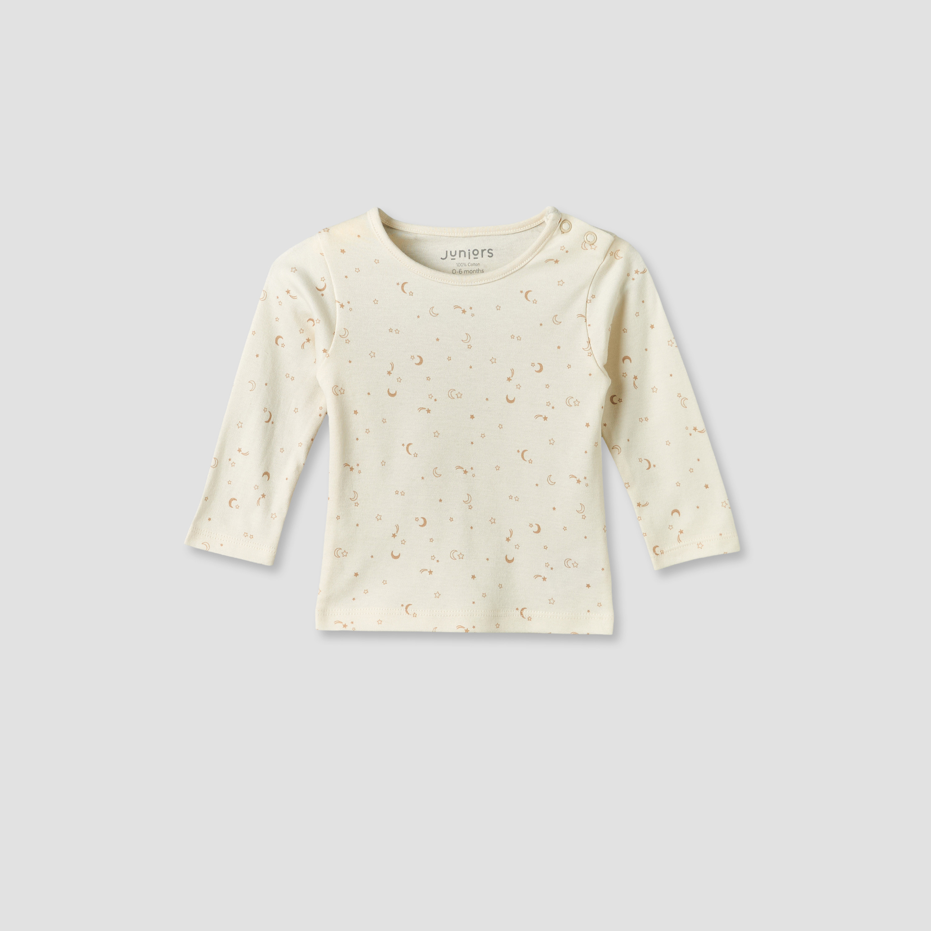 Juniors Cotton Round Neck Long Sleeves Pyjama Set with Celestial Print-baby-boys-clothing-nightwear-pyjamasets-image-3