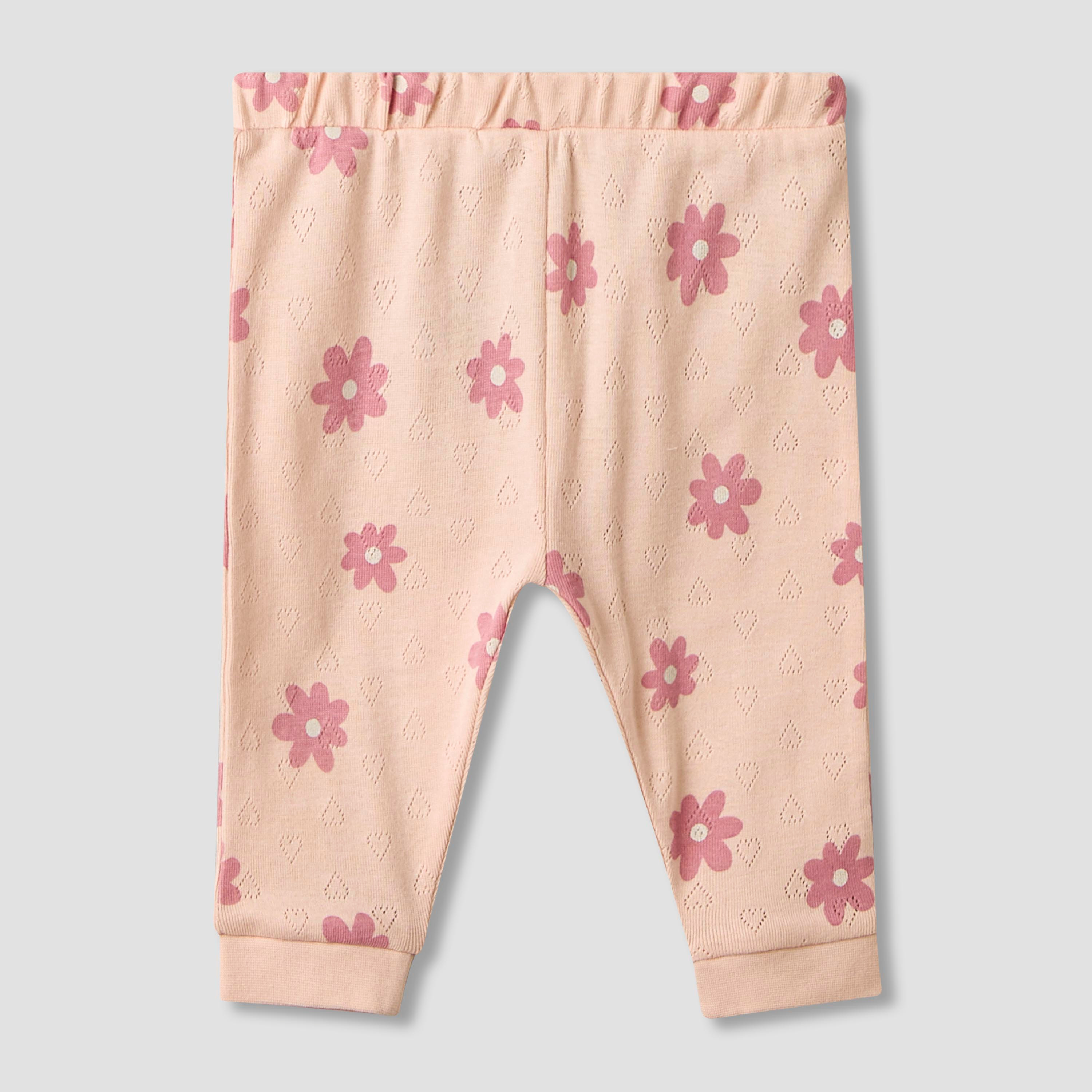 Juniors Cotton Long Sleeves Pyjama Set with Floral Print-baby-girls-clothing-nightwear-pyjamasets-image-4