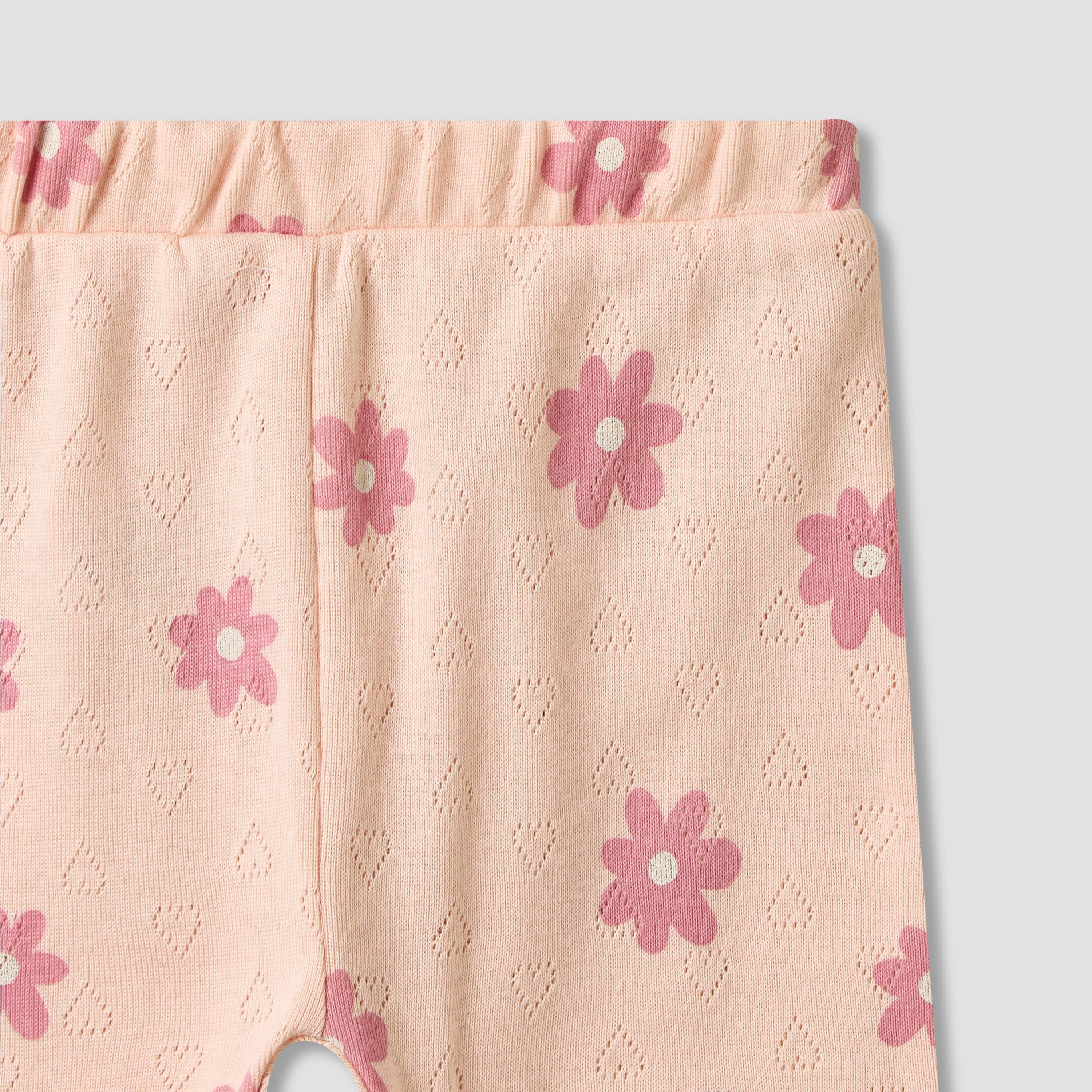 Juniors Cotton Long Sleeves Pyjama Set with Floral Print-baby-girls-clothing-nightwear-pyjamasets-image-9