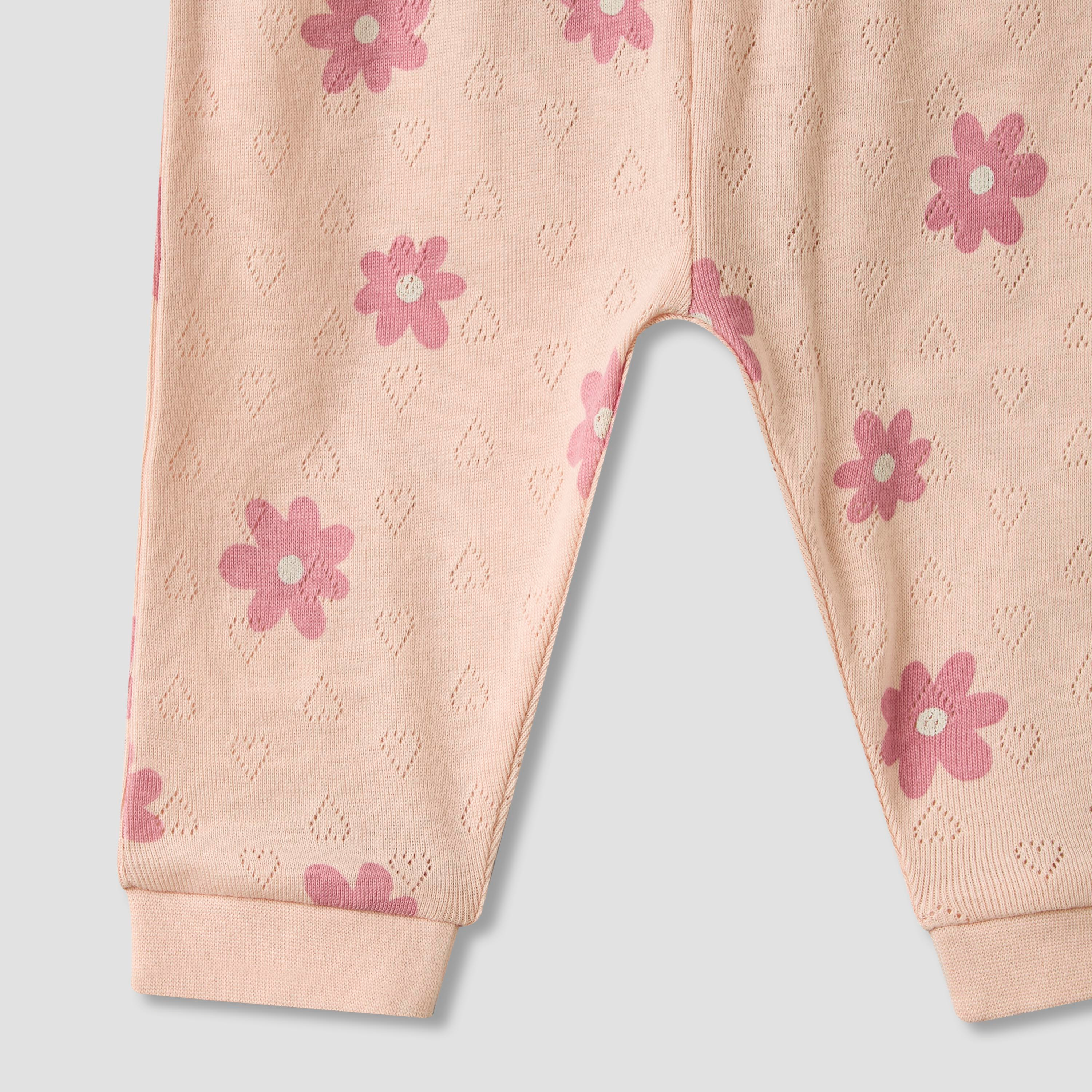 Juniors Cotton Long Sleeves Pyjama Set with Floral Print-baby-girls-clothing-nightwear-pyjamasets-image-10