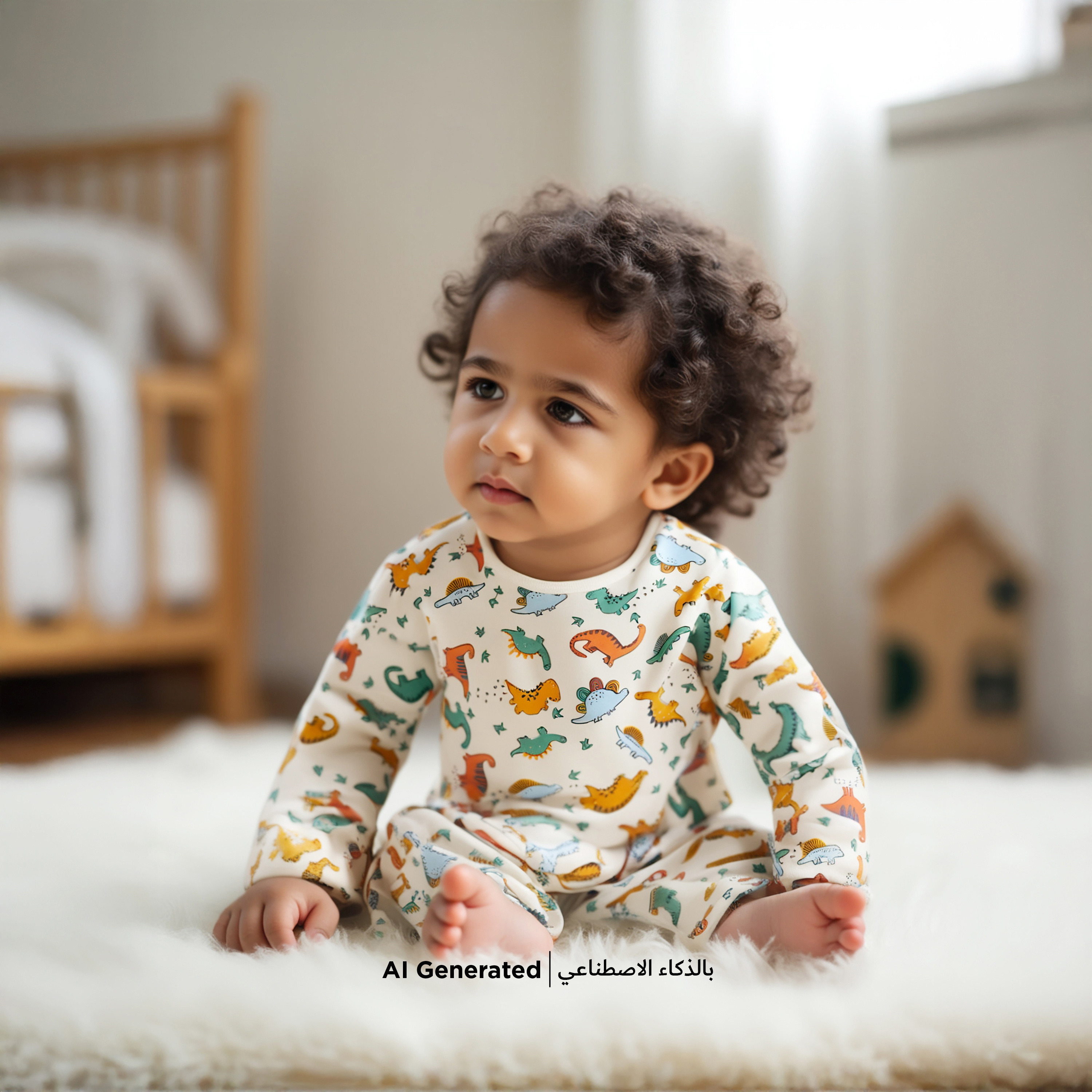 طقم بنطلون بيجاما وتيشيرت بطبعات من جونيورز-baby-boys-clothing-nightwear-pyjamasets-image-1