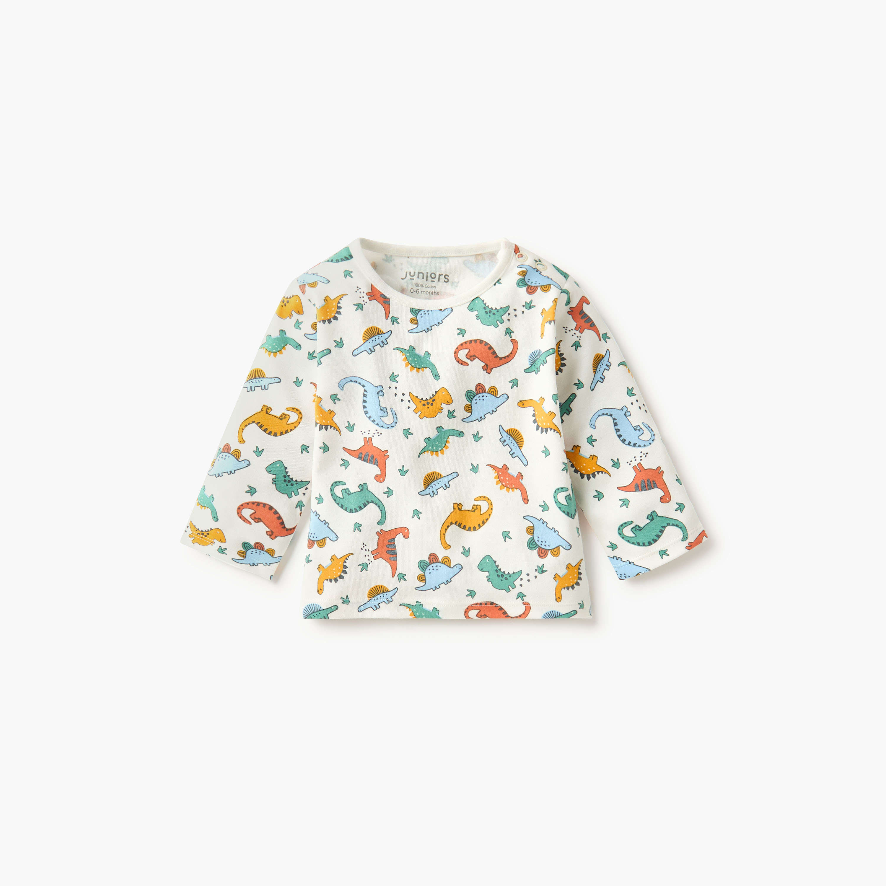 طقم بنطلون بيجاما وتيشيرت بطبعات من جونيورز-baby-boys-clothing-nightwear-pyjamasets-image-3