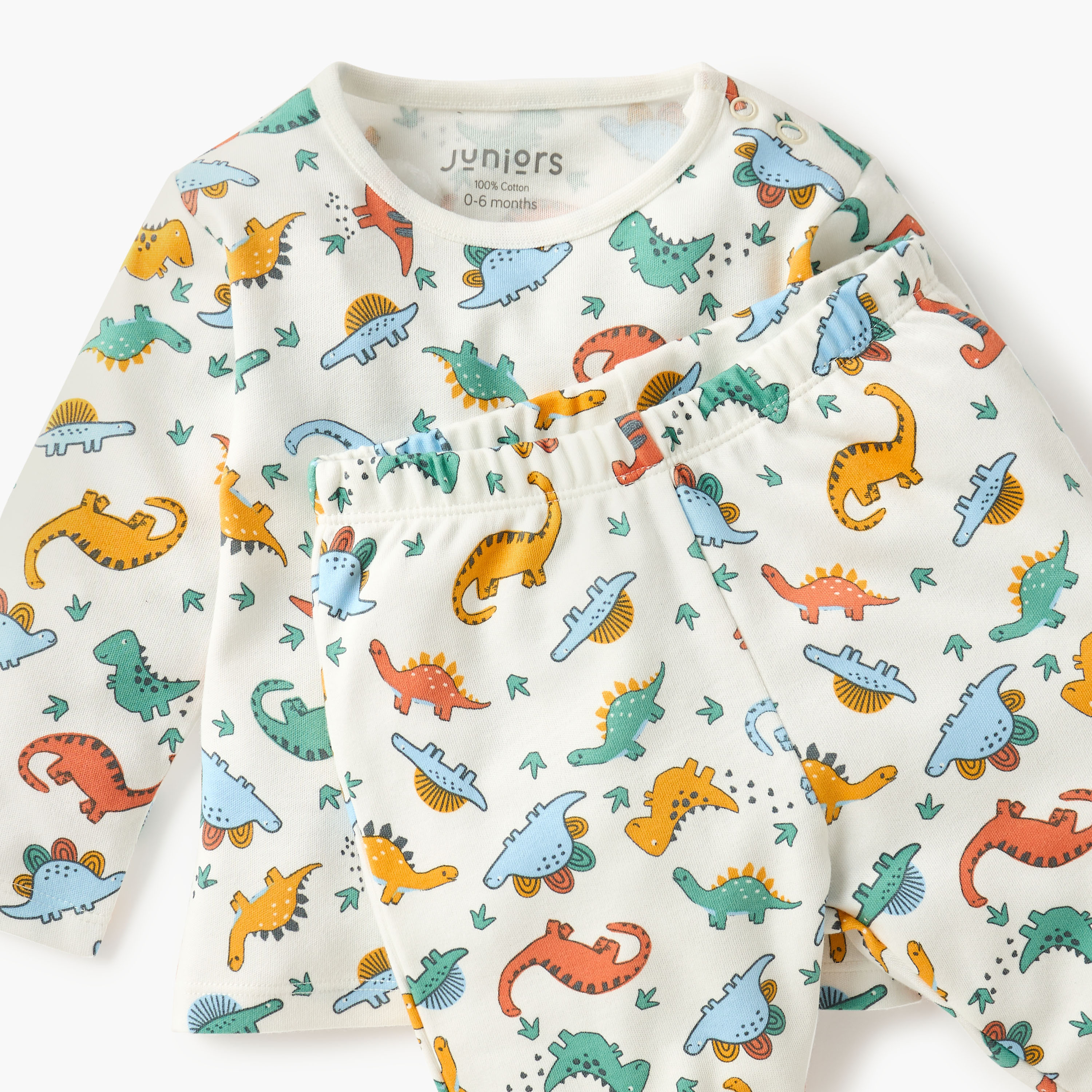 طقم بنطلون بيجاما وتيشيرت بطبعات من جونيورز-baby-boys-clothing-nightwear-pyjamasets-image-5
