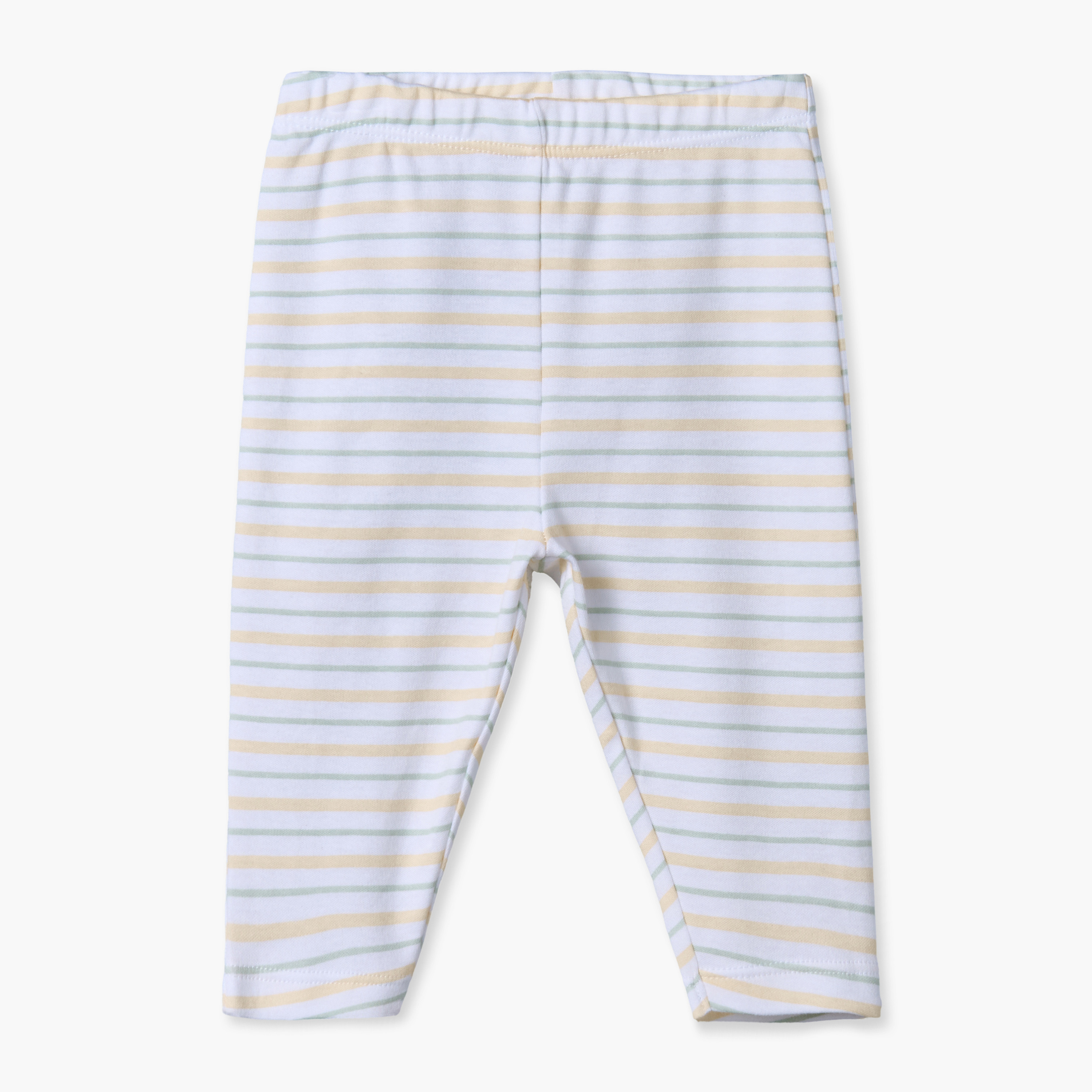 طقم بيجاما قطن بياقة مستديرة وأكمام طويلة وطبعات مخططة من جونيورز-baby-boys-clothing-nightwear-pyjamasets-image-3