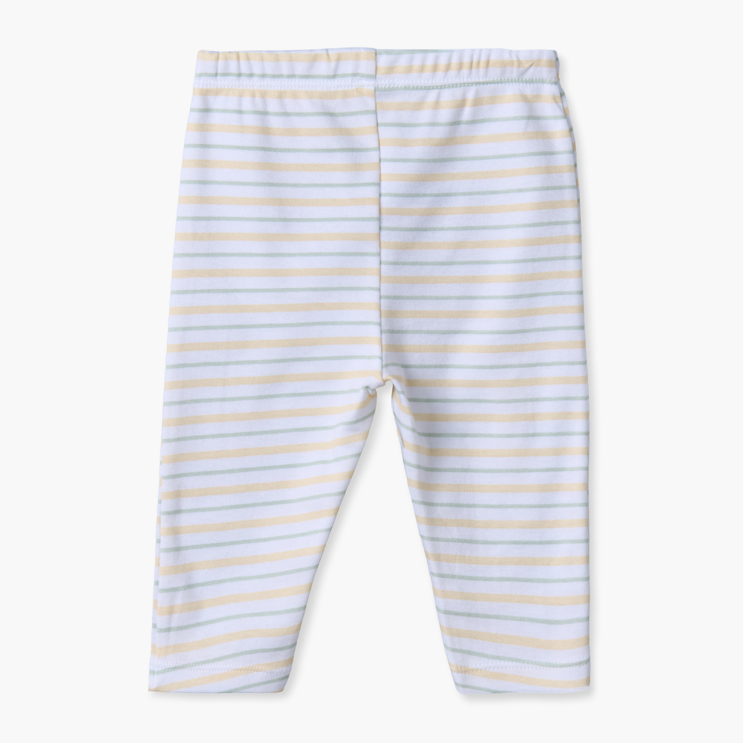 طقم بيجاما قطن بياقة مستديرة وأكمام طويلة وطبعات مخططة من جونيورز-baby-boys-clothing-nightwear-pyjamasets-image-5