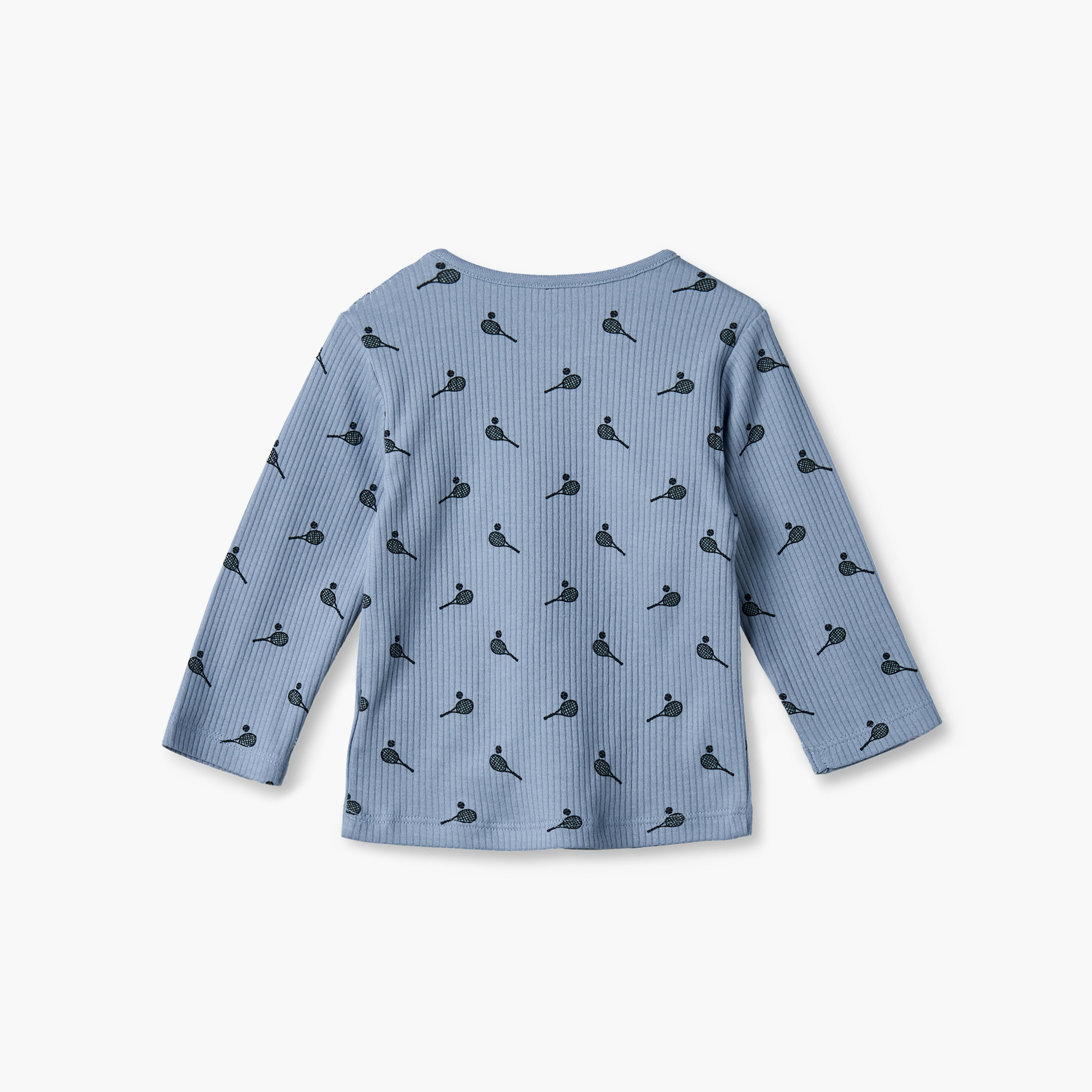 طقم بيجاما قطن بياقة ضيقة وأكمام طويلة وطبعات من جونيورز-baby-boys-clothing-nightwear-pyjamasets-image-4