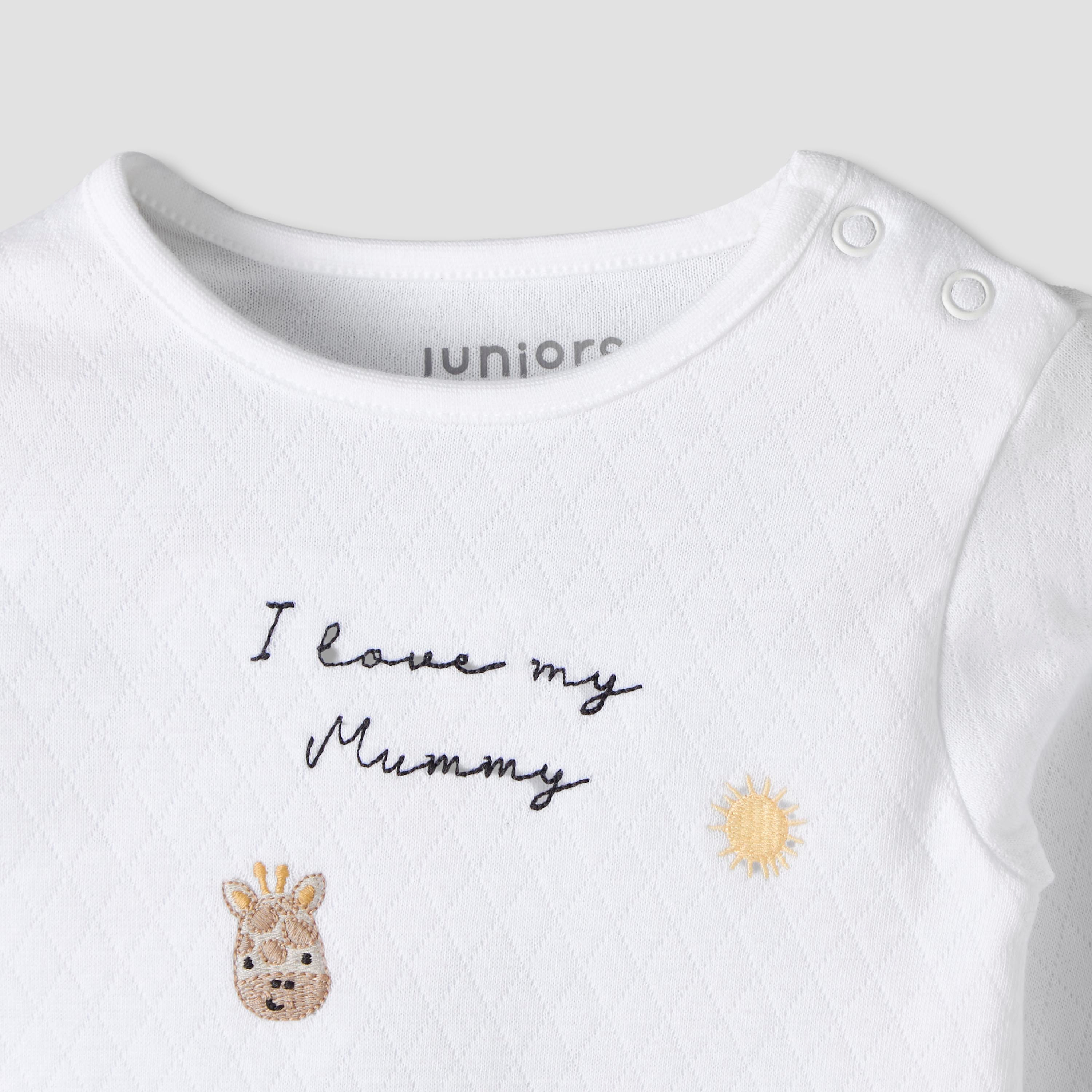 طقم بيجاما قطن بياقة مستديرة وأكمام طويلة وتطريزات من جونيورز-baby-boys-clothing-nightwear-pyjamasets-image-7