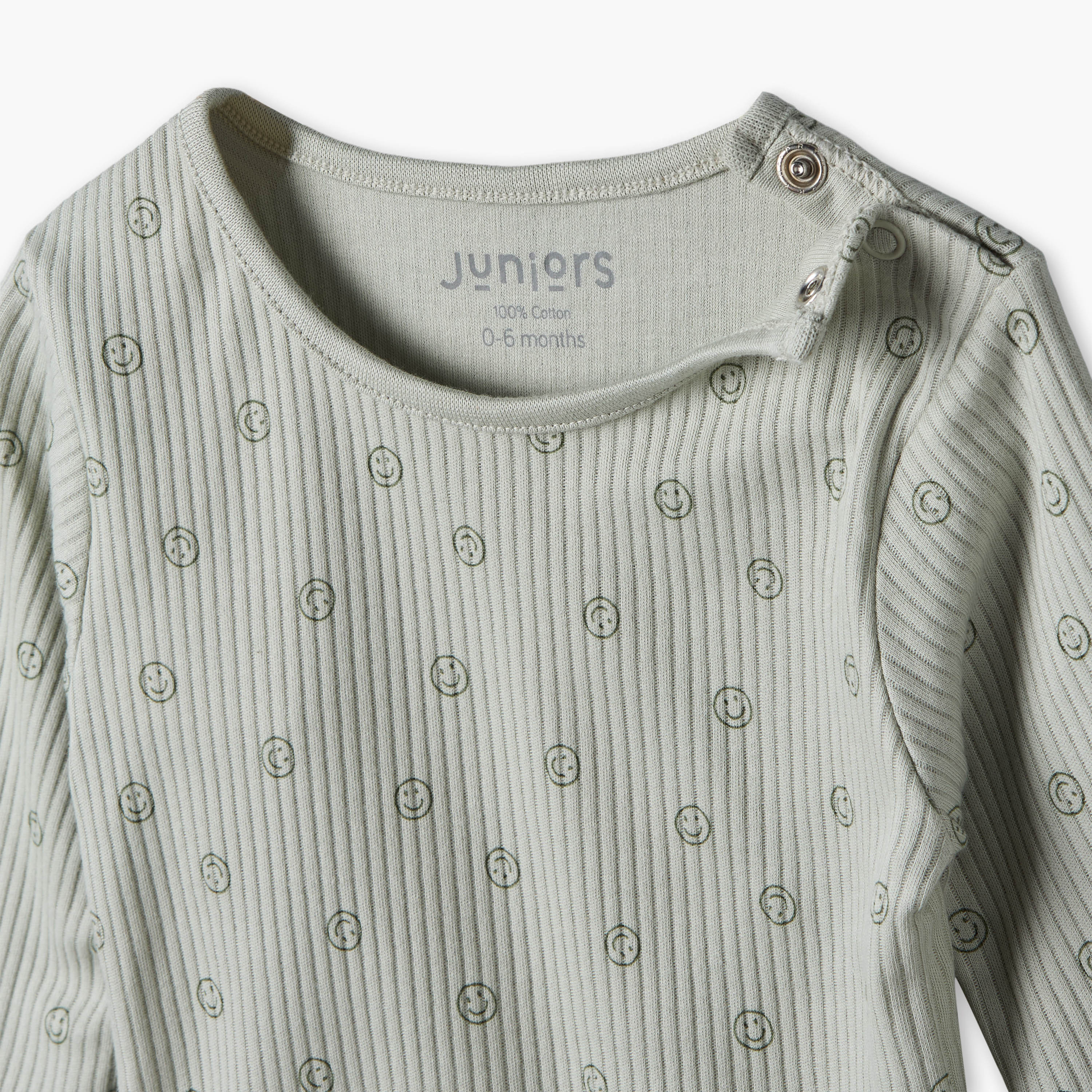 طقم بيجاما قطن بياقة مستديرة وأكمام طويلة وطبعات من جونيورز-baby-boys-clothing-nightwear-pyjamasets-image-6