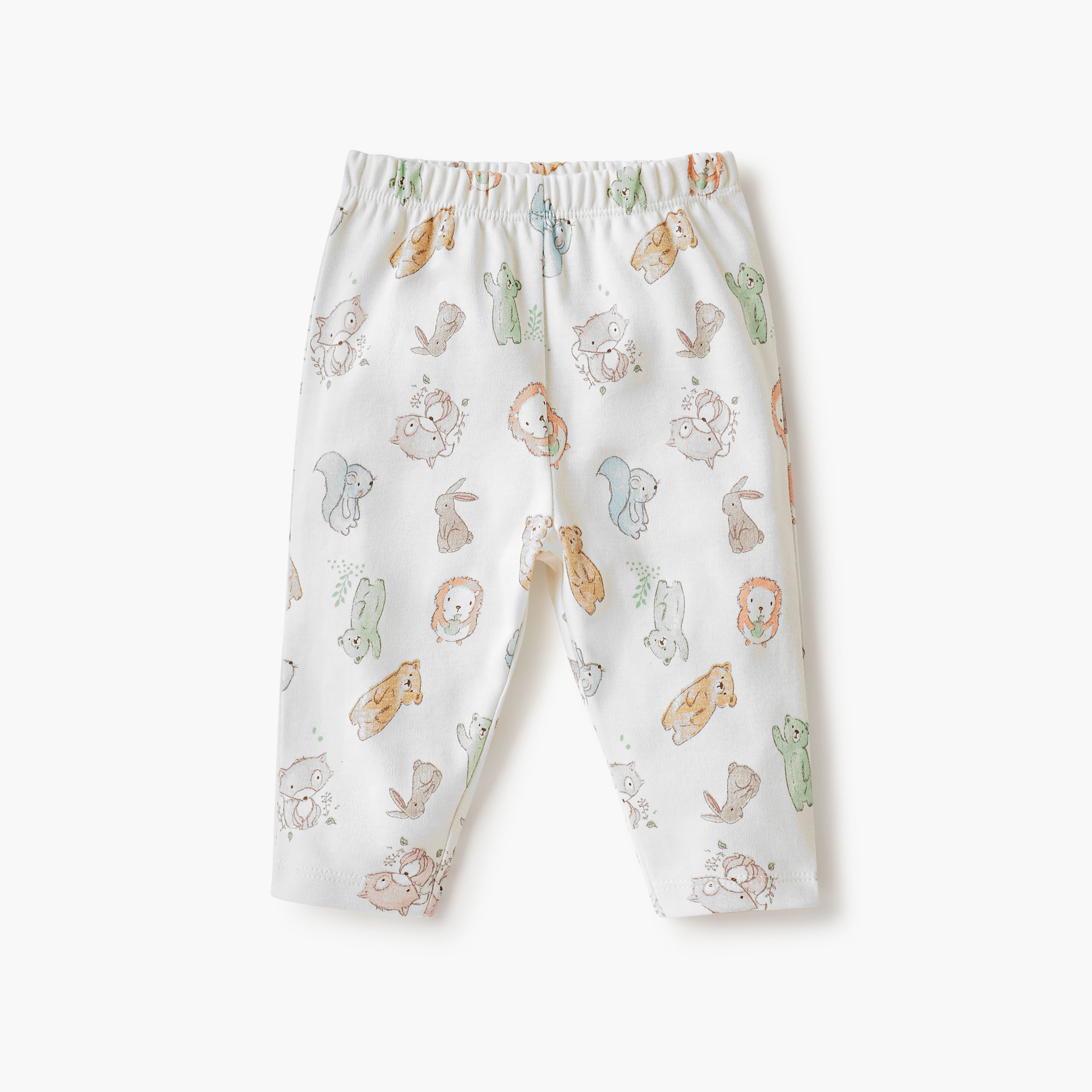 Juniors Animal Print T-shirt and Pyjama Set-baby-girls-clothing-nightwear-pyjamasets-image-3