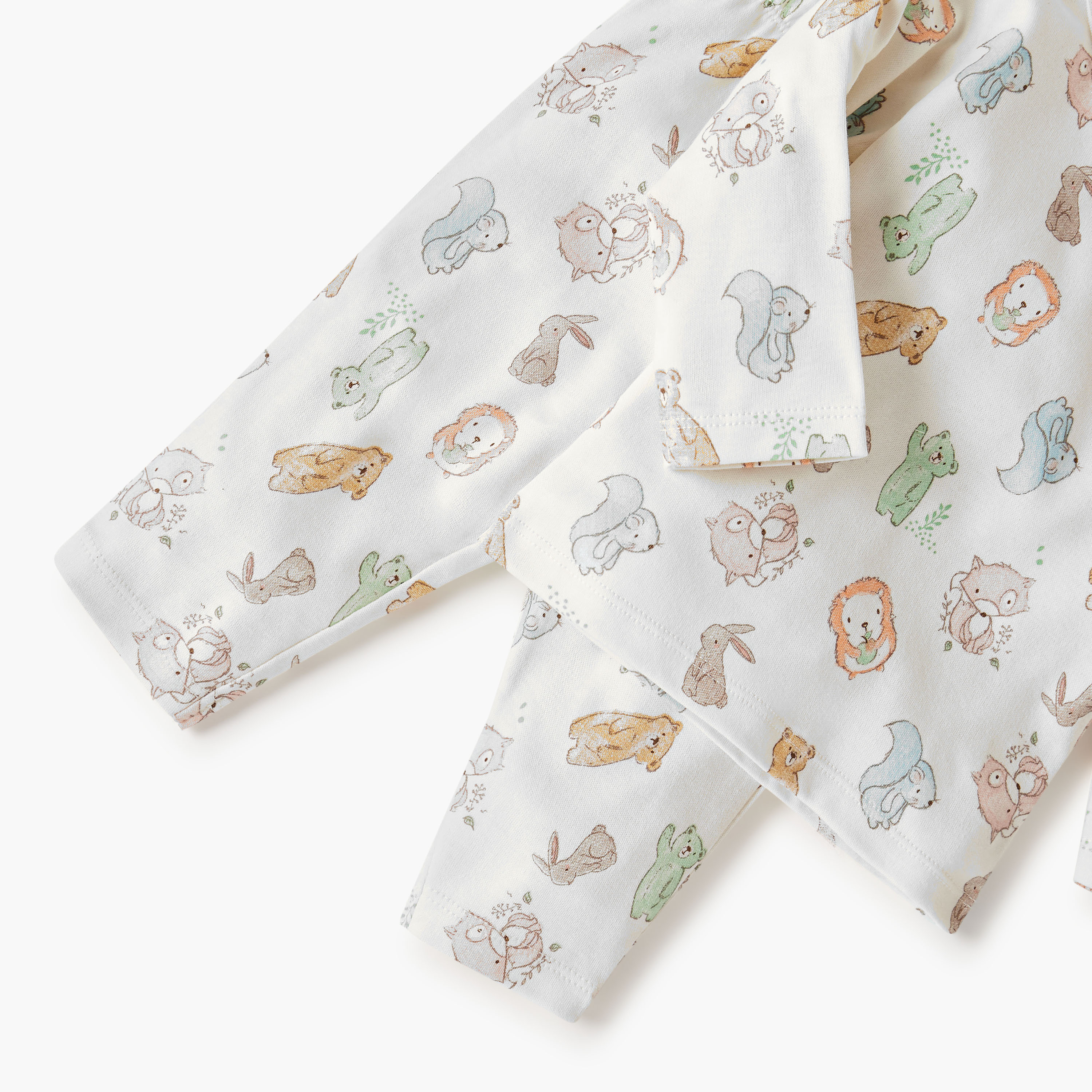 Juniors Animal Print T-shirt and Pyjama Set-baby-girls-clothing-nightwear-pyjamasets-image-5