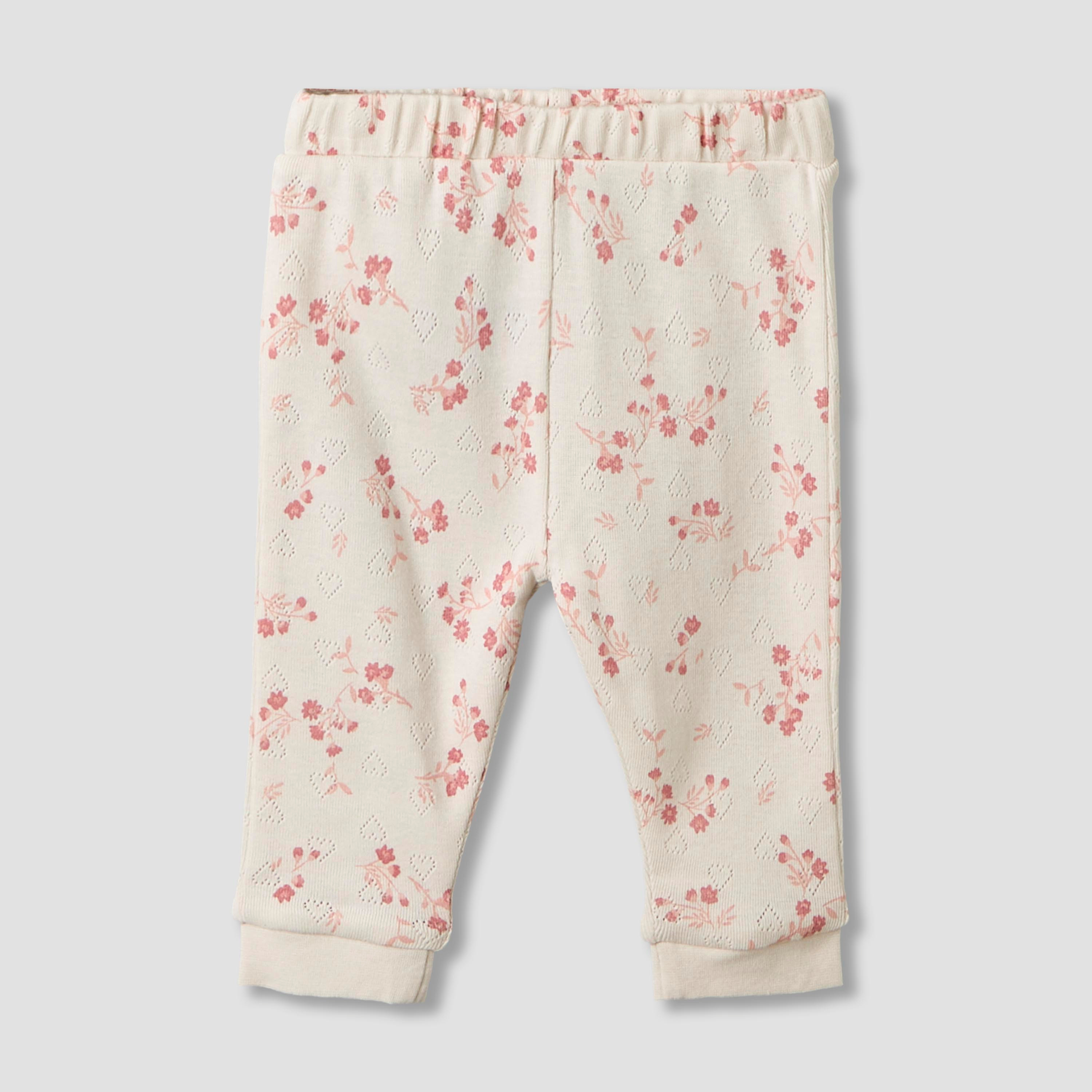 Juniors Cotton Crew Neck Long Sleeves Pyjama Set with Floral Print-baby-girls-clothing-nightwear-pyjamasets-image-4