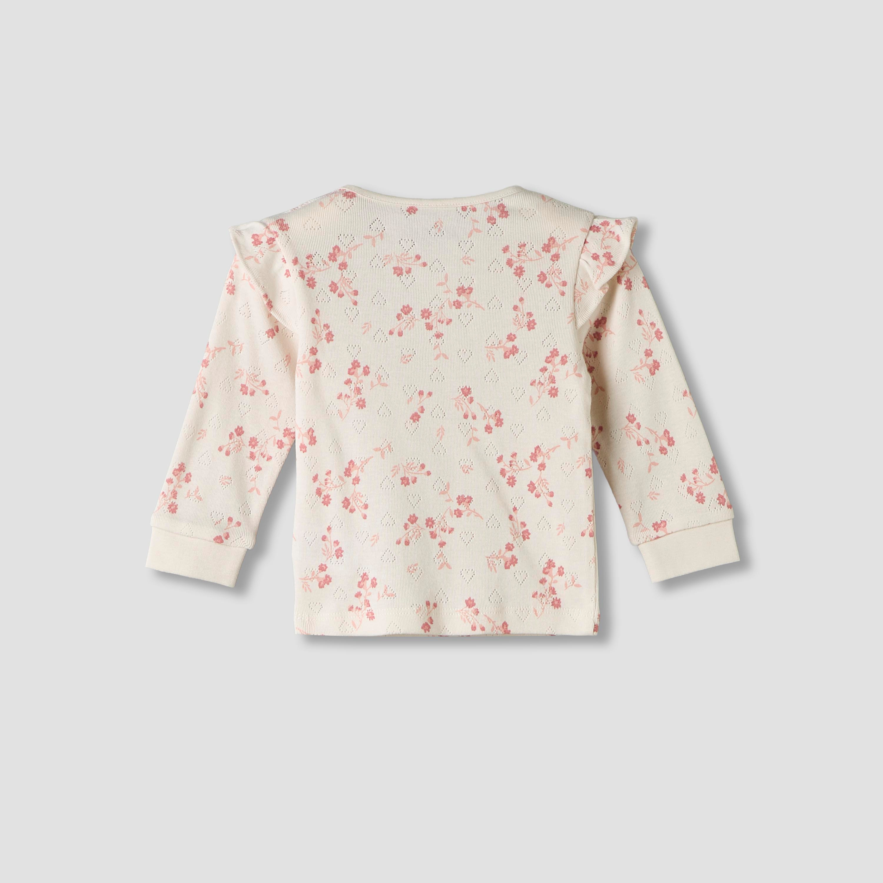 Juniors Cotton Crew Neck Long Sleeves Pyjama Set with Floral Print-baby-girls-clothing-nightwear-pyjamasets-image-5