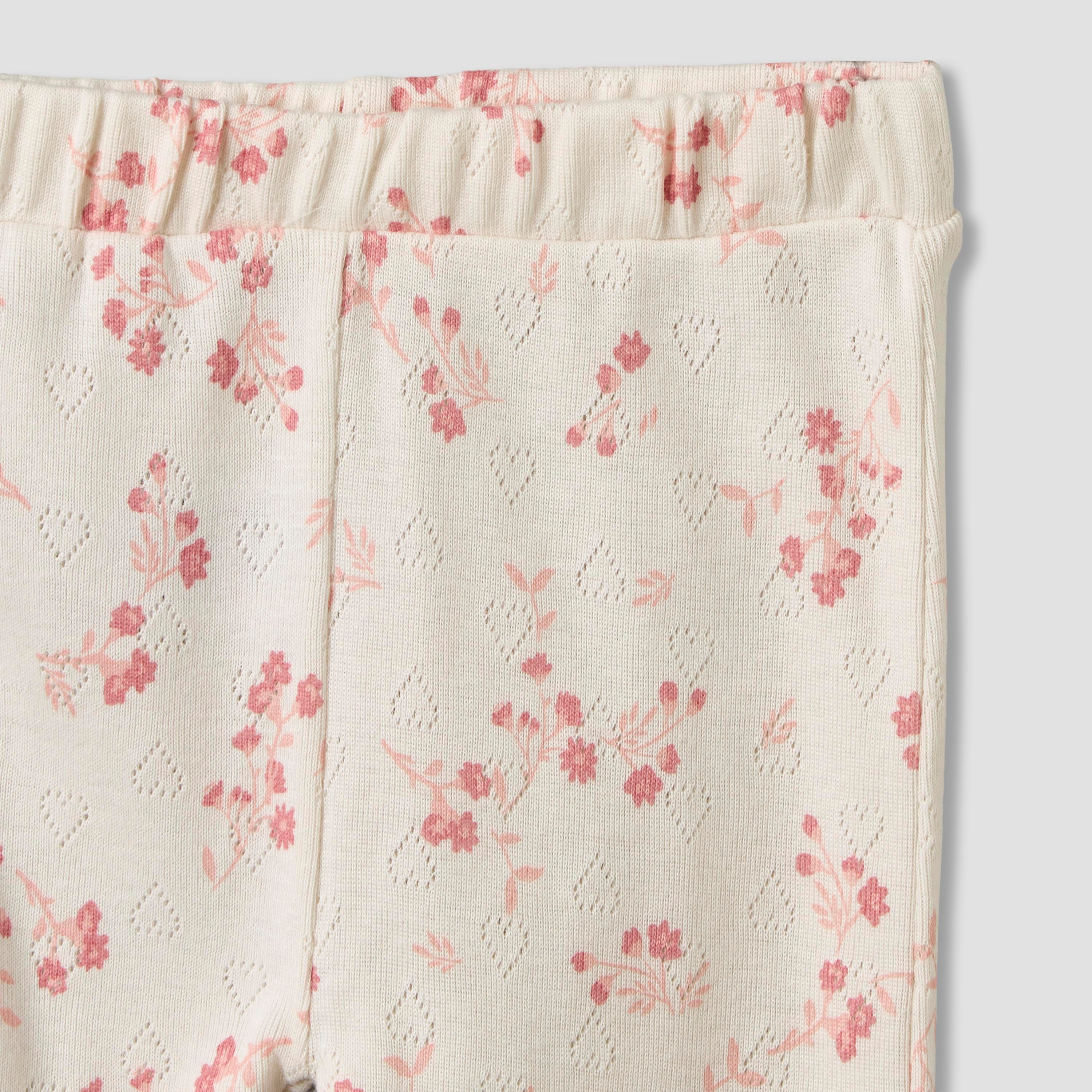 Juniors Cotton Crew Neck Long Sleeves Pyjama Set with Floral Print-baby-girls-clothing-nightwear-pyjamasets-image-8