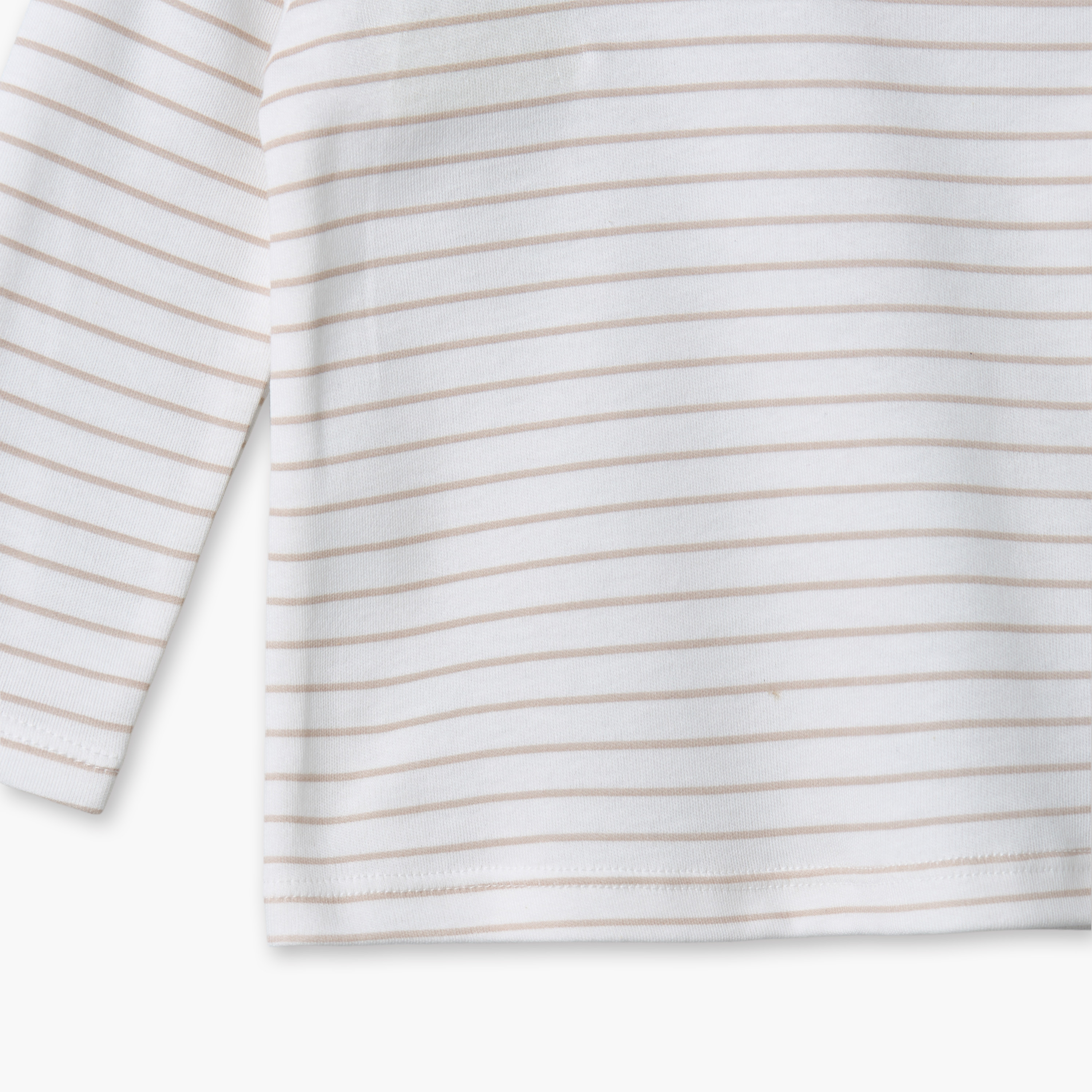 Juniors Cotton Round Neck Long Sleeves Pyjama Set with Stripes-baby-girls-clothing-nightwear-pyjamasets-image-7