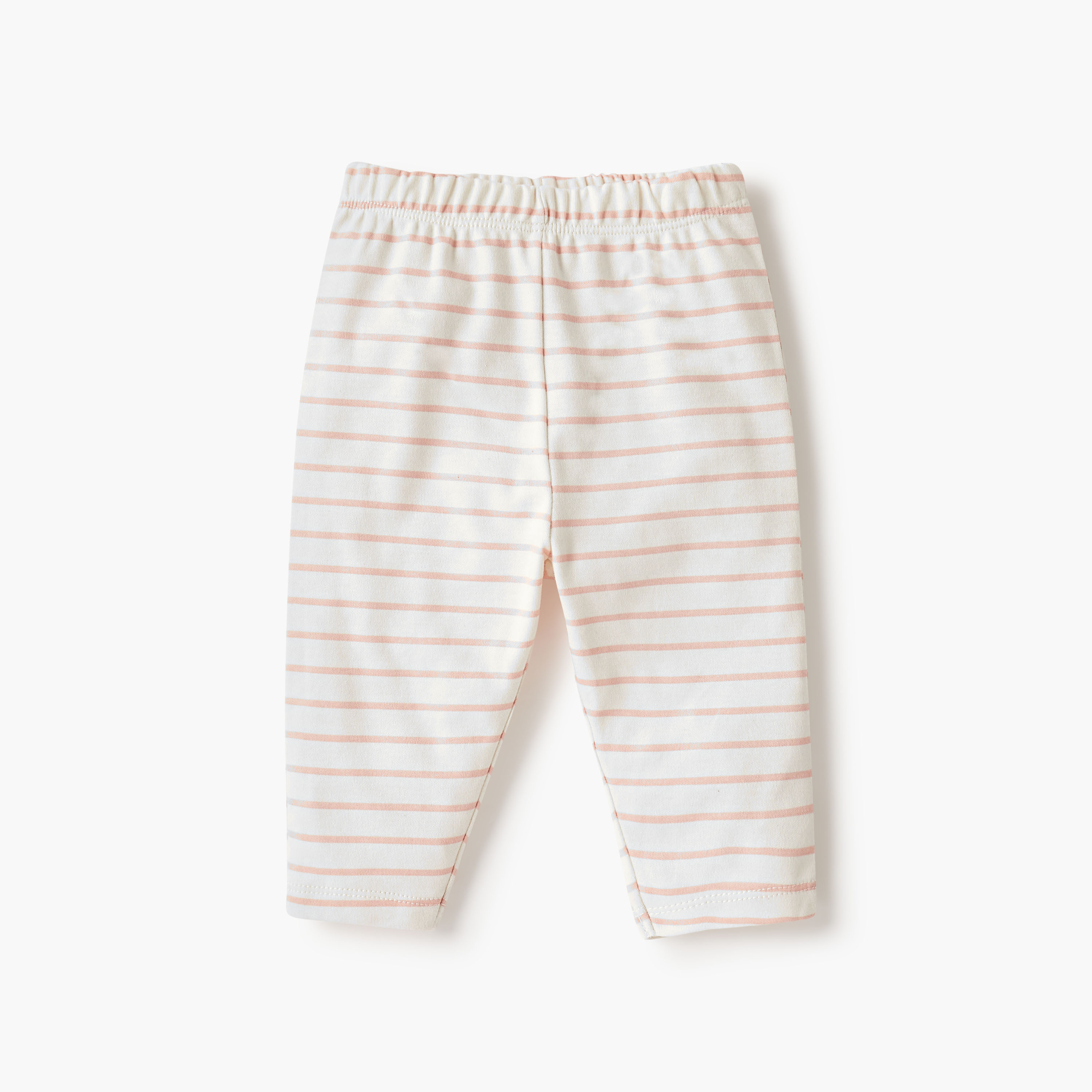 Juniors Striped T-shirt and Pyjama Set-baby-girls-clothing-nightwear-pyjamasets-image-4